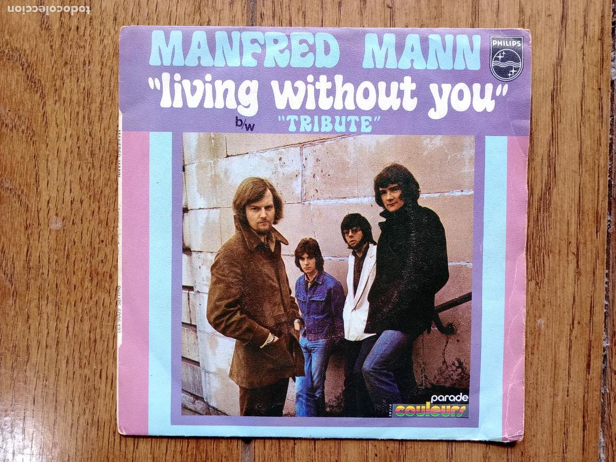 Discos de vinilo: Manfred Mann - living without you + tribute
