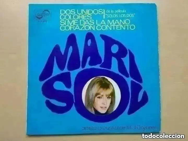 Discos de vinilo: MARISOL - DOS UNIDOS (DE LA PELICULA SOLOS LOS DOS) (EP) 1968 PROMO !!!!!
