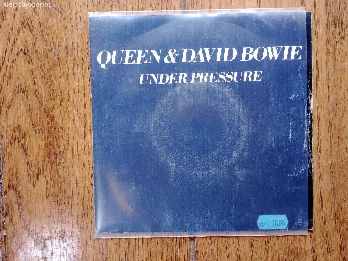Discos de vinilo: Queen & David Bowie - under pressure + Queen - soul brother