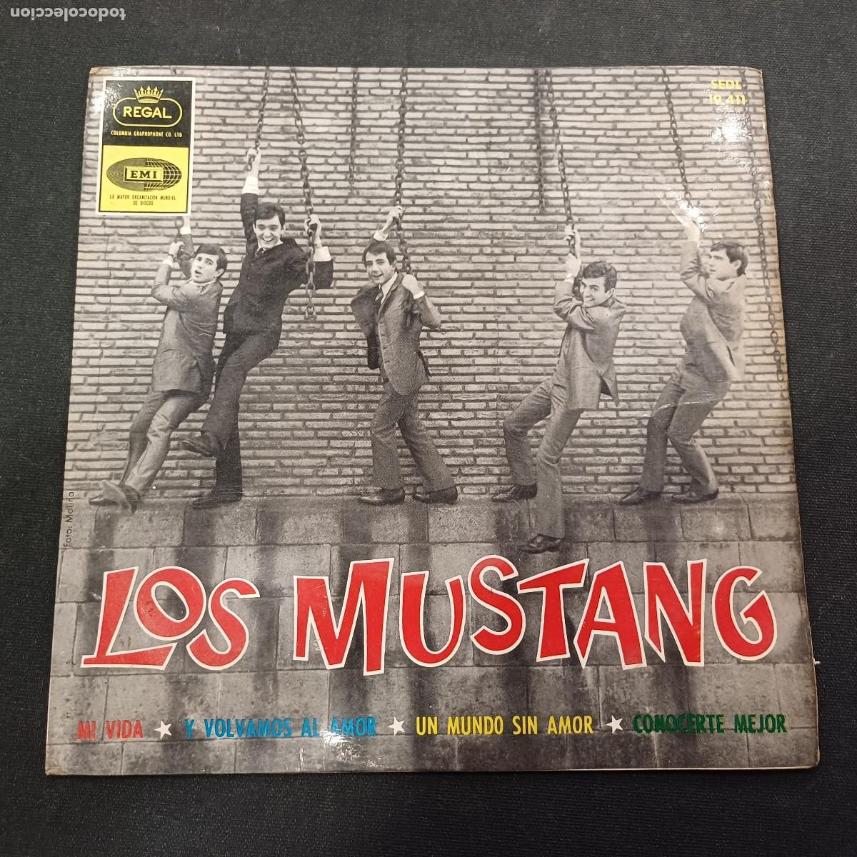 Discos de vinilo: LOS MUSTANG/MI VIDA/SINGLE.