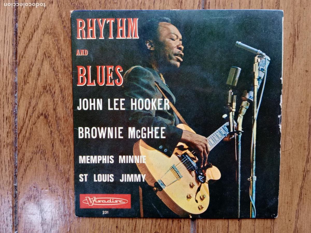 Discos de vinilo: Rhythm and Blues - John Lee Hooker + Brownie McGhee + Menphis Minnie + St Louis Jimmy