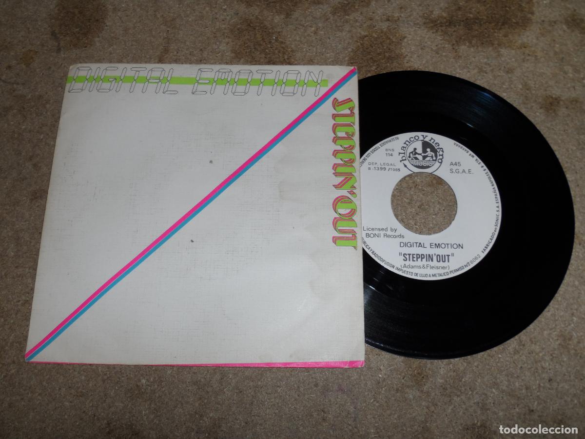 Discos de vinilo: DIGITAL EMOTION - STEPPIN OUT (SPAIN 1985) - Foto 1