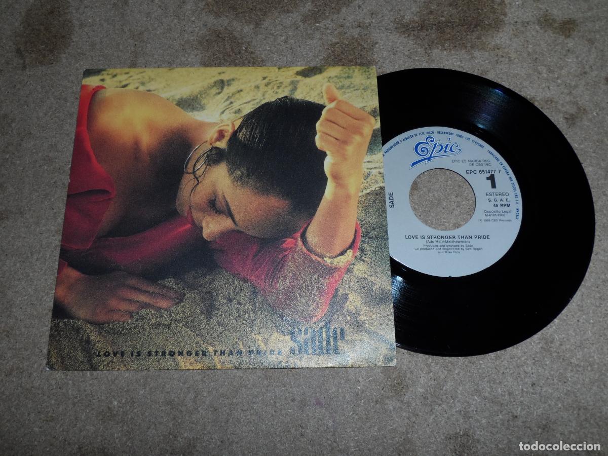 Discos de vinilo: SADE - LOVE IS STRONGER THAN PRIDE (SPAIN 1988)