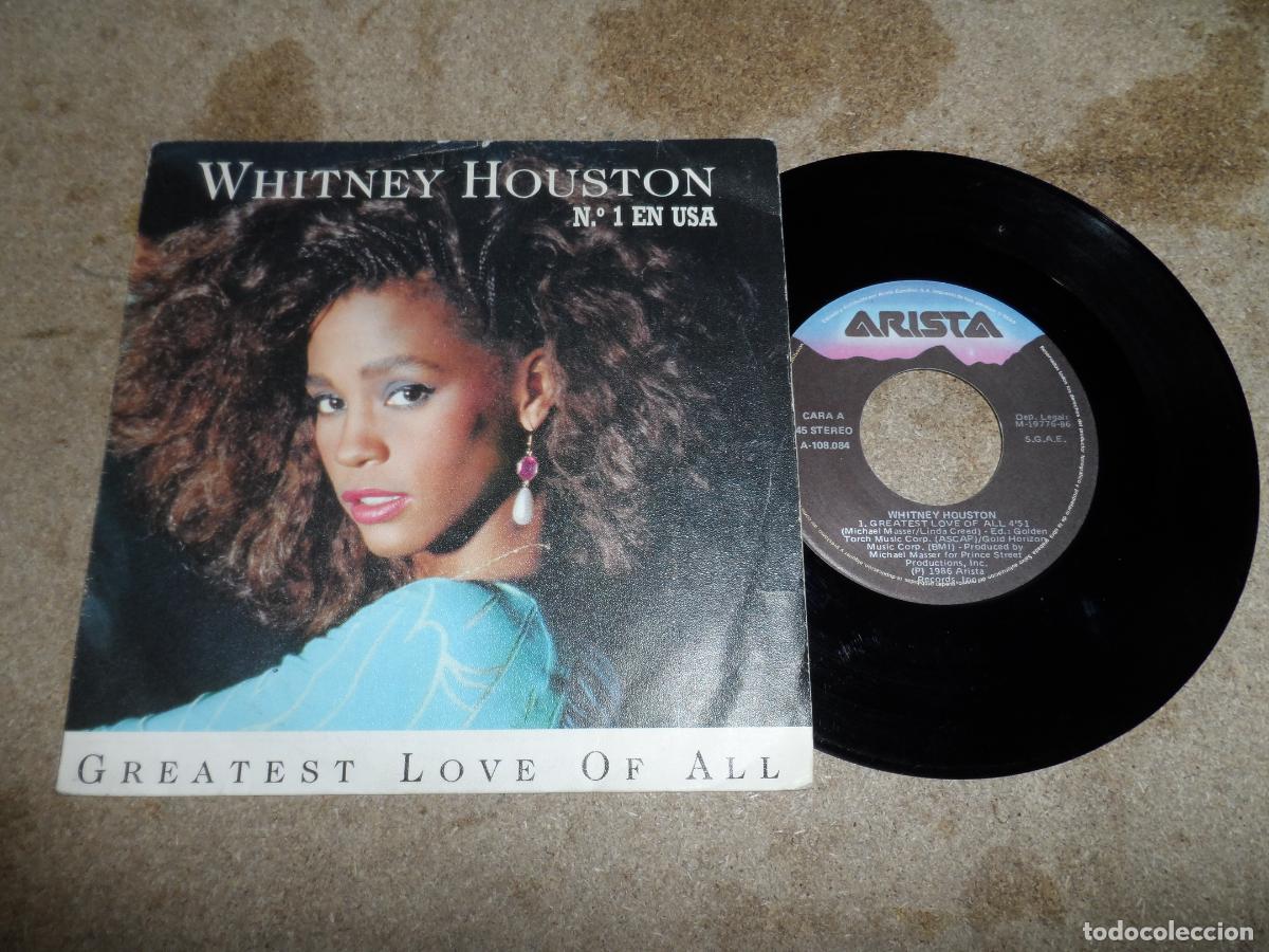 Discos de vinilo: WHITNEY HOUSTON - GREATEST LOVE OF ALL (SPAIN 1986)