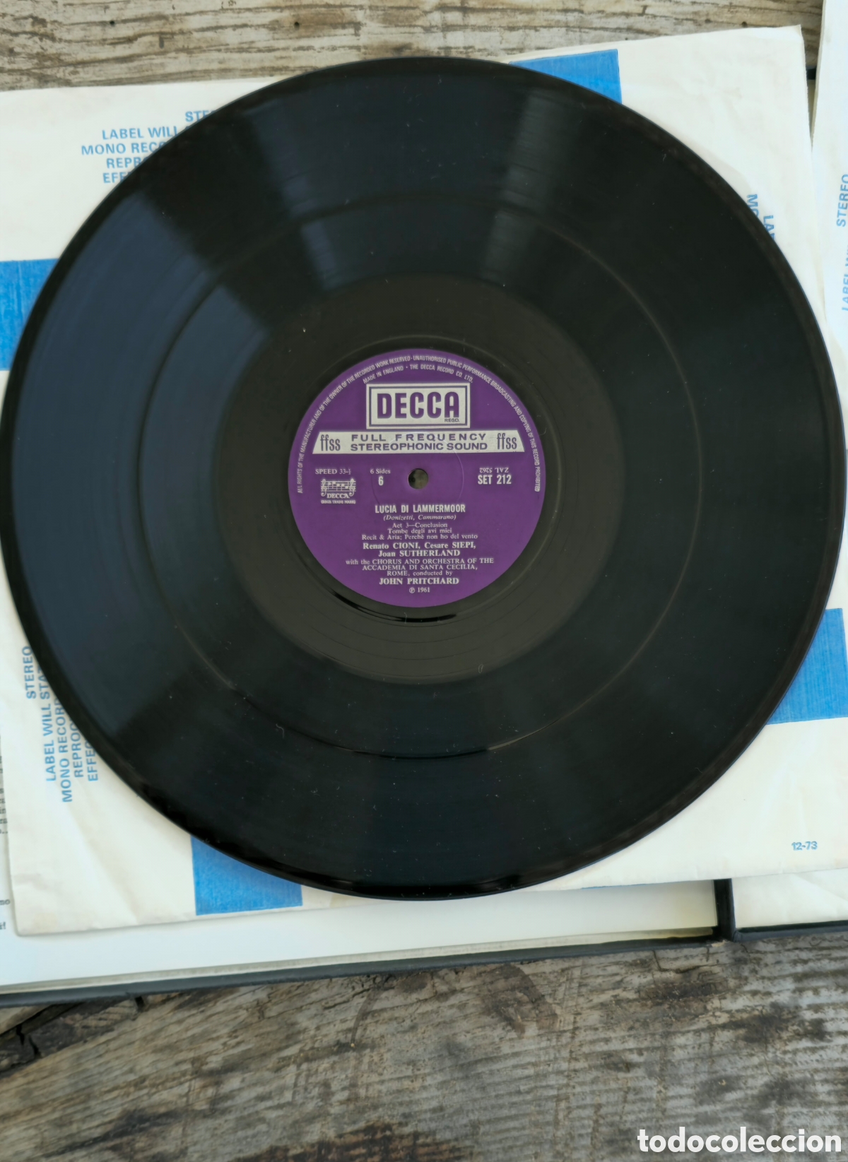 Discos de vinilo: &Oacute;pera Lucia di Lammermoor - Foto 4