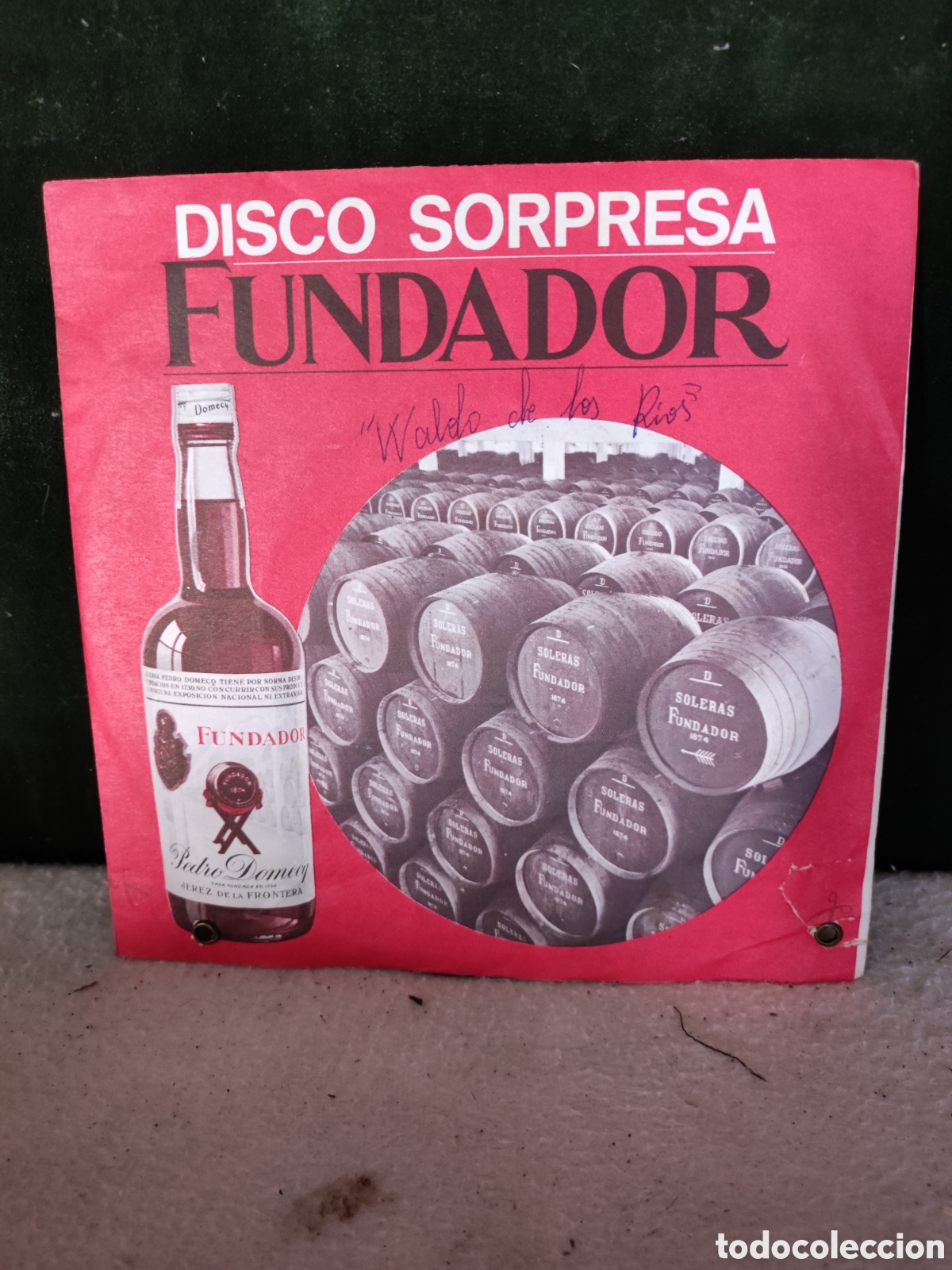 Discos de vinilo: Disco sorpresa de fundador Waldo de los R&iacute;os