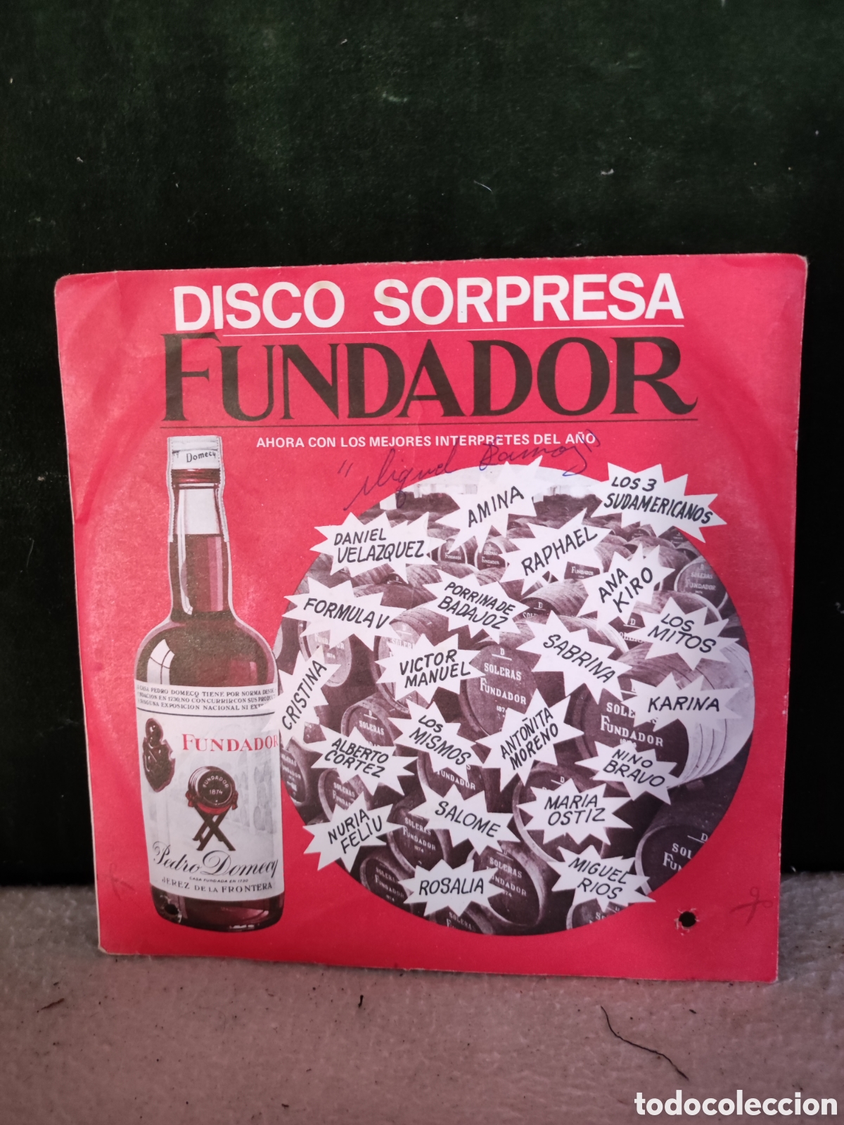 Discos de vinilo: Disco sorpresa fundador Miguel Ramos