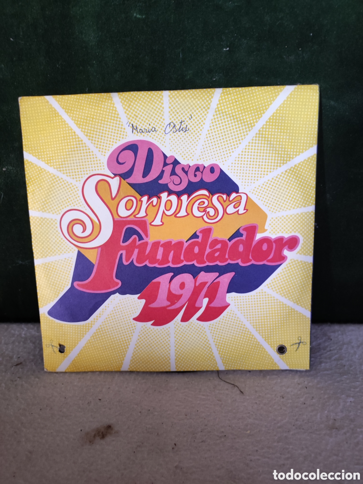 Discos de vinilo: Disco sorpresa fundador Mar&iacute;a ostiz
