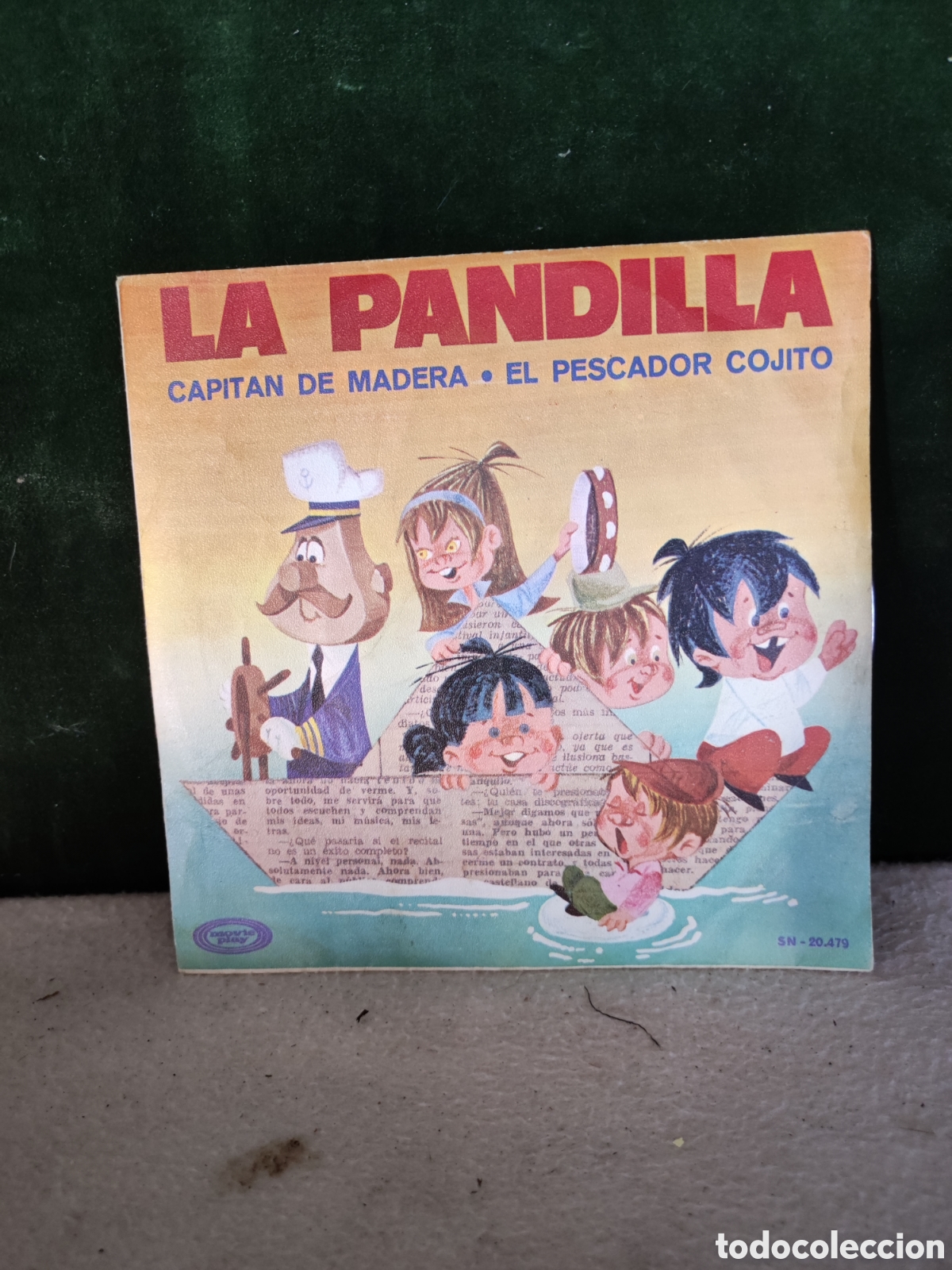 Discos de vinilo: La pandilla capit&aacute;n madera y el pescador cojito