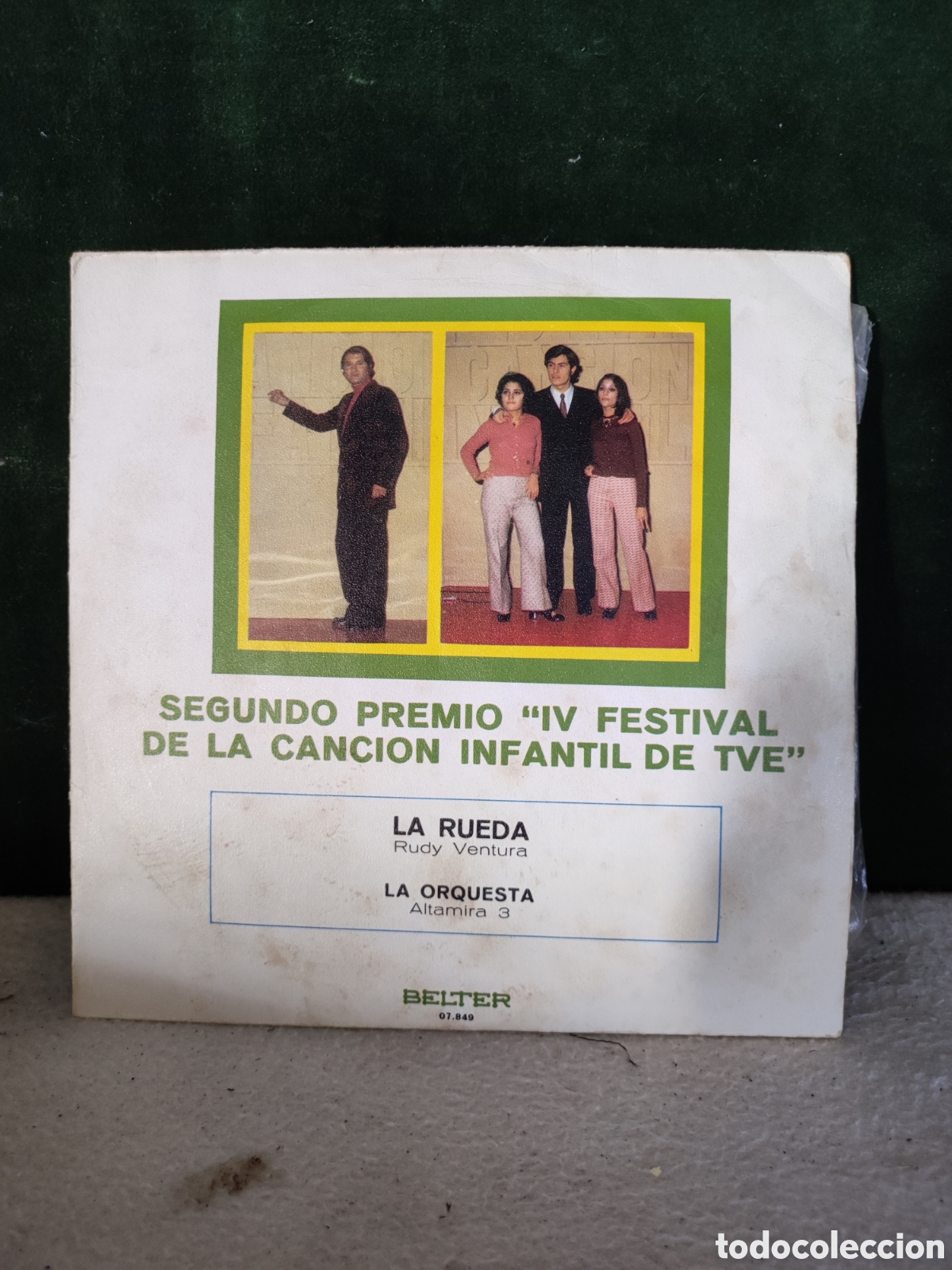 Discos de vinilo: Segundo premio cuarto festival de la canci&oacute;n infantil de televisi&oacute;n espa&ntilde;ola