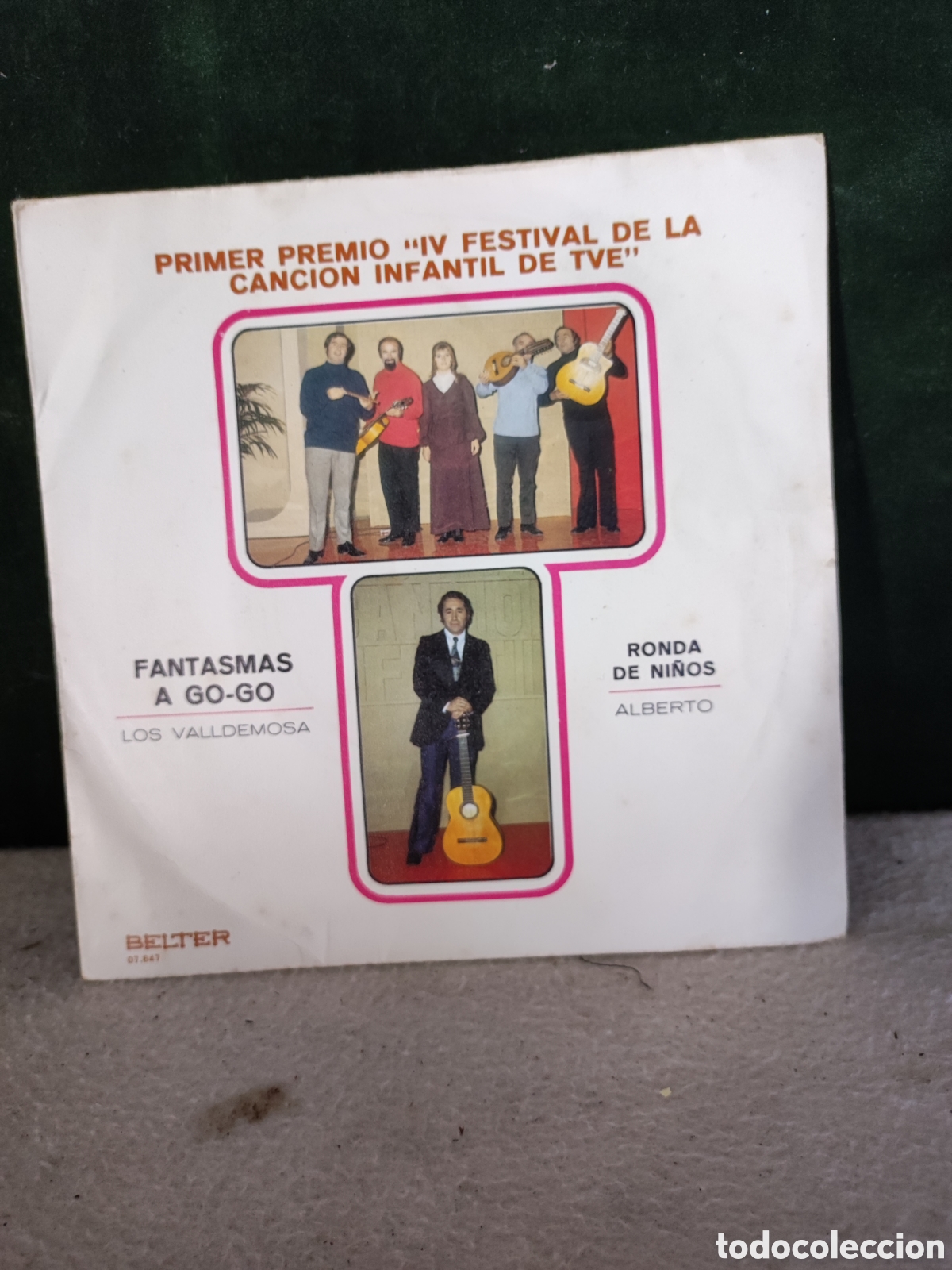 Discos de vinilo: Primer premio cuarto festival de la canci&oacute;n infantil de televisi&oacute;n espa&ntilde;ola