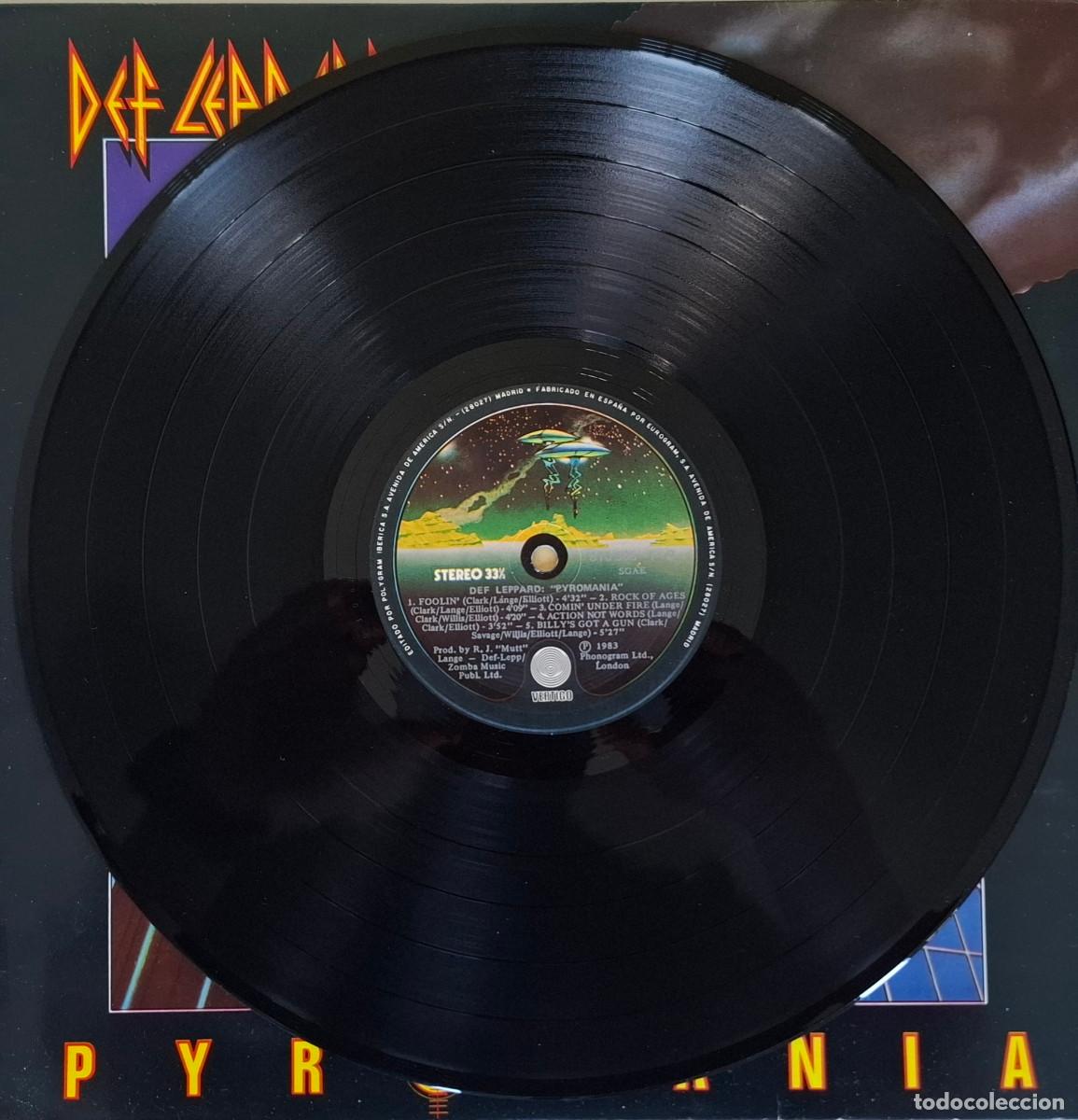 Discos de vinilo: Def Leppard &ndash; Pyromania - Foto 3