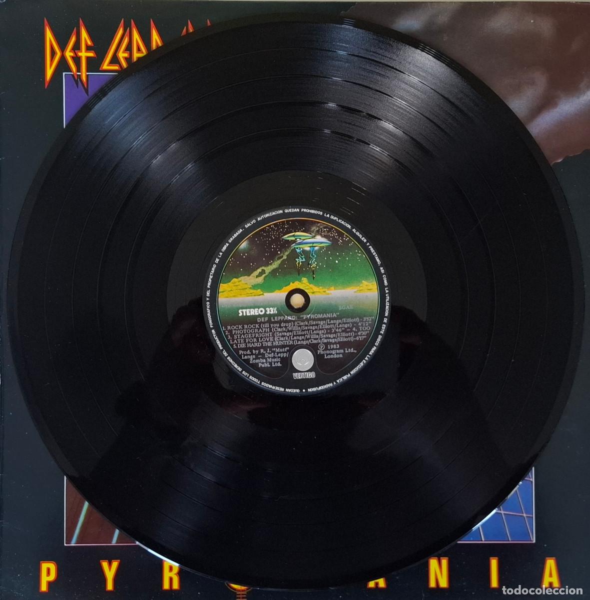 Discos de vinilo: Def Leppard &ndash; Pyromania - Foto 4