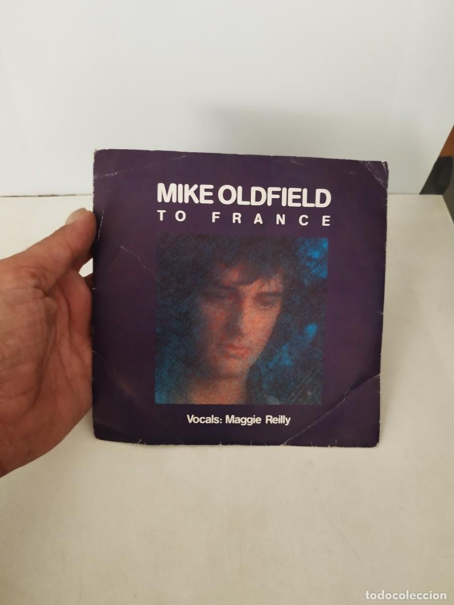 Discos de vinilo: Mike Oldfield &ndash; To France. Vinilo single.