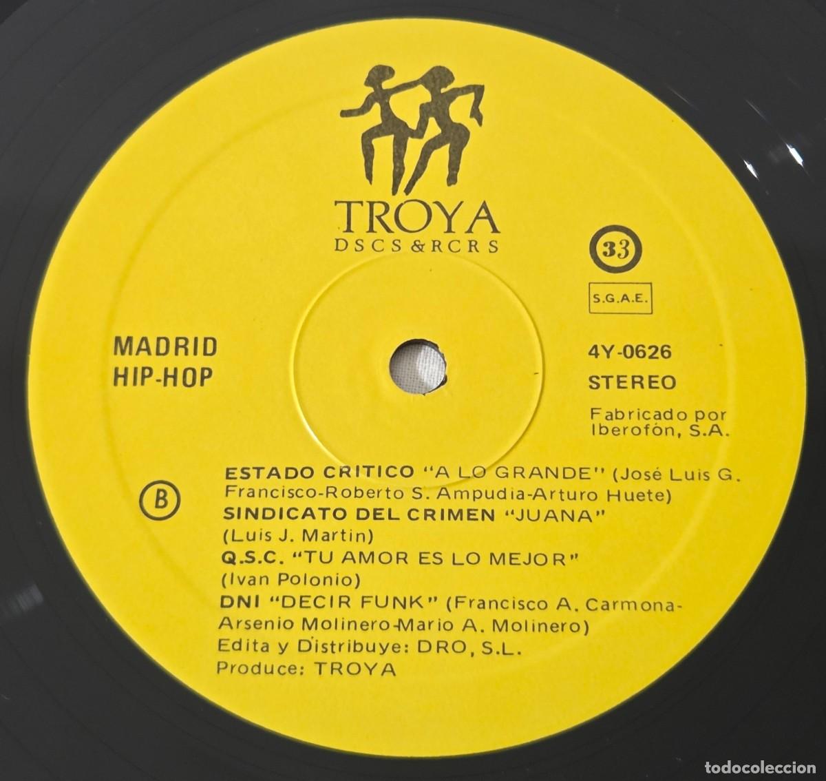 Discos de vinilo: LP Vinilo Madrid Hip Hop - Foto 7