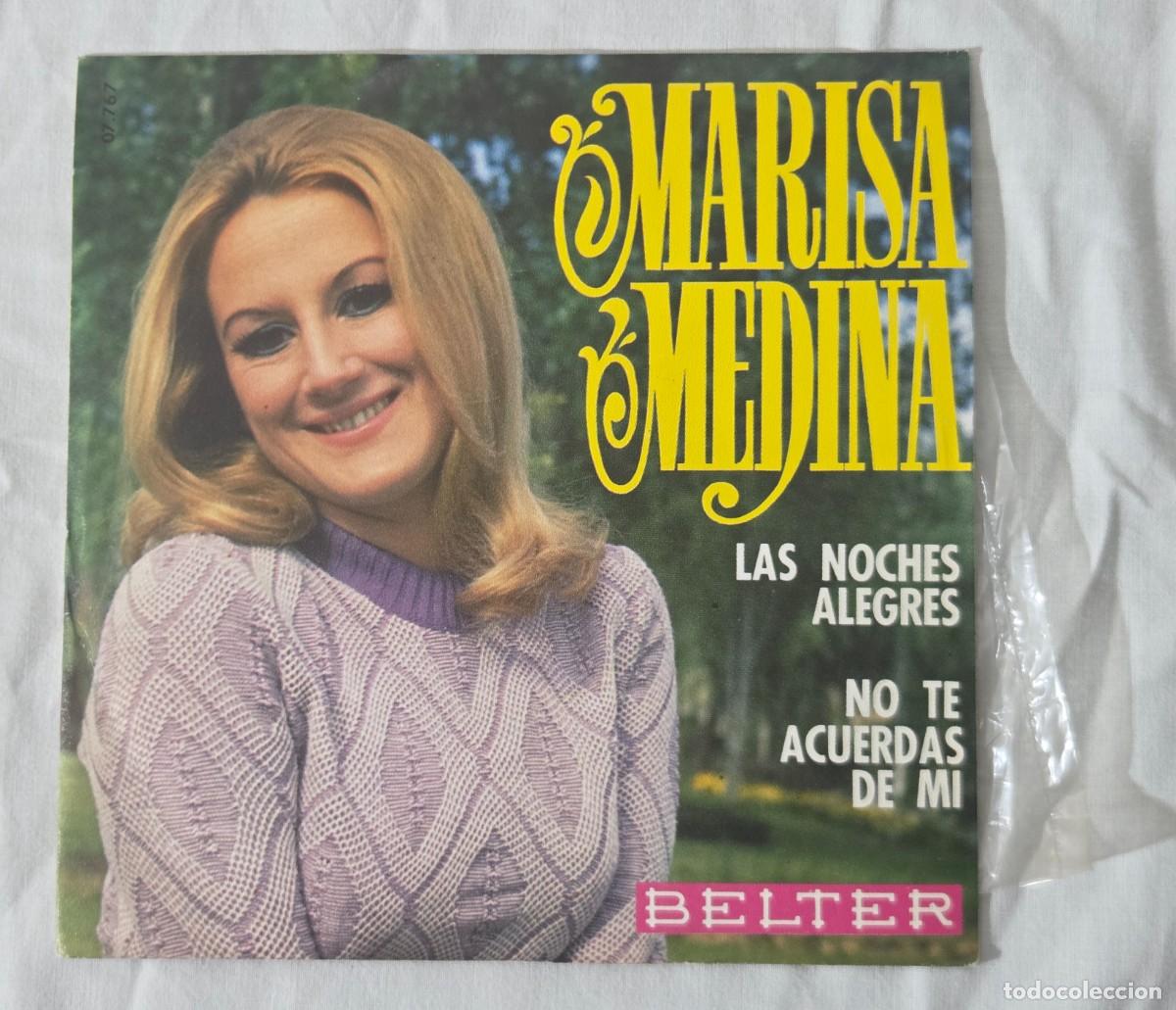 Discos de vinilo: Single Vinilo Marisa Medina - Las noches alegres - No te acuerdas de mi