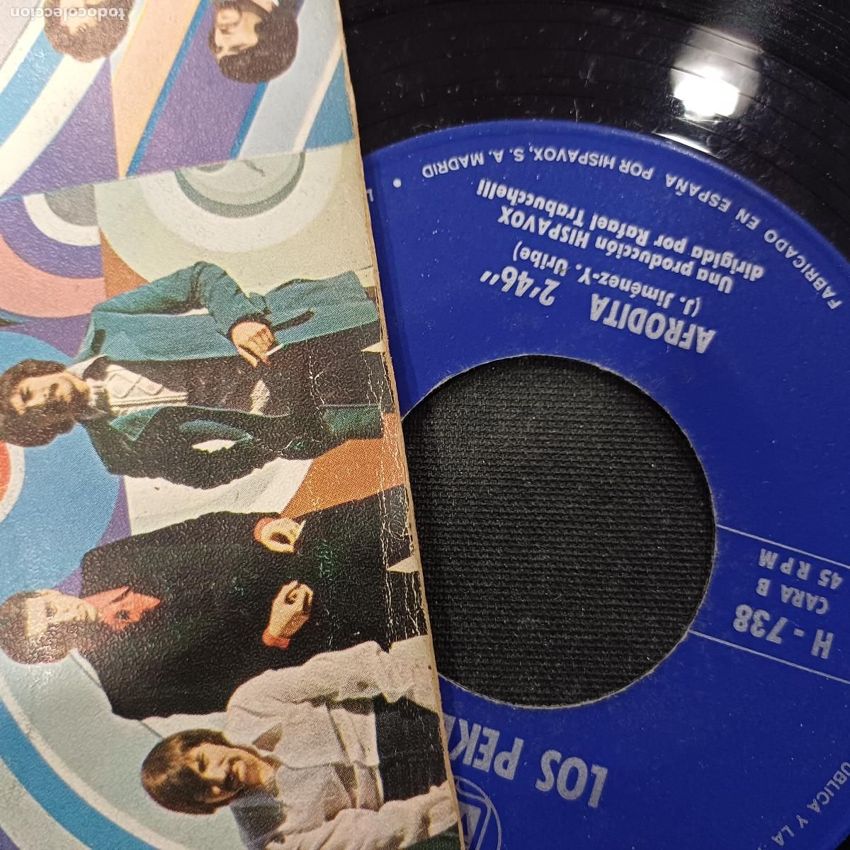 Discos de vinilo: LOS PEKENIKES/CUCHIPE AFRODITA/SINGLE. - Foto 2