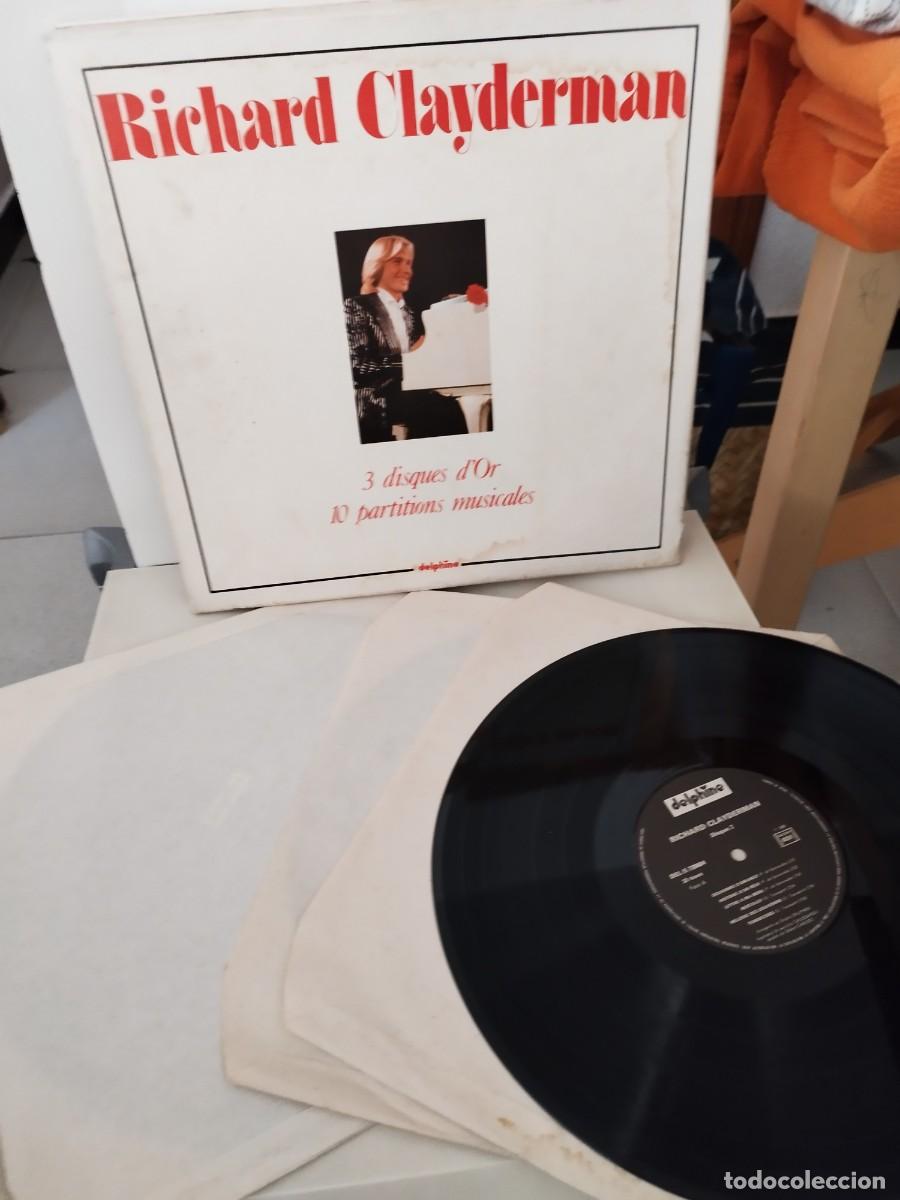 Discos de vinilo: Richard Clayderman &ndash; 3 Discos d'Or. Caja box con 3 lps.