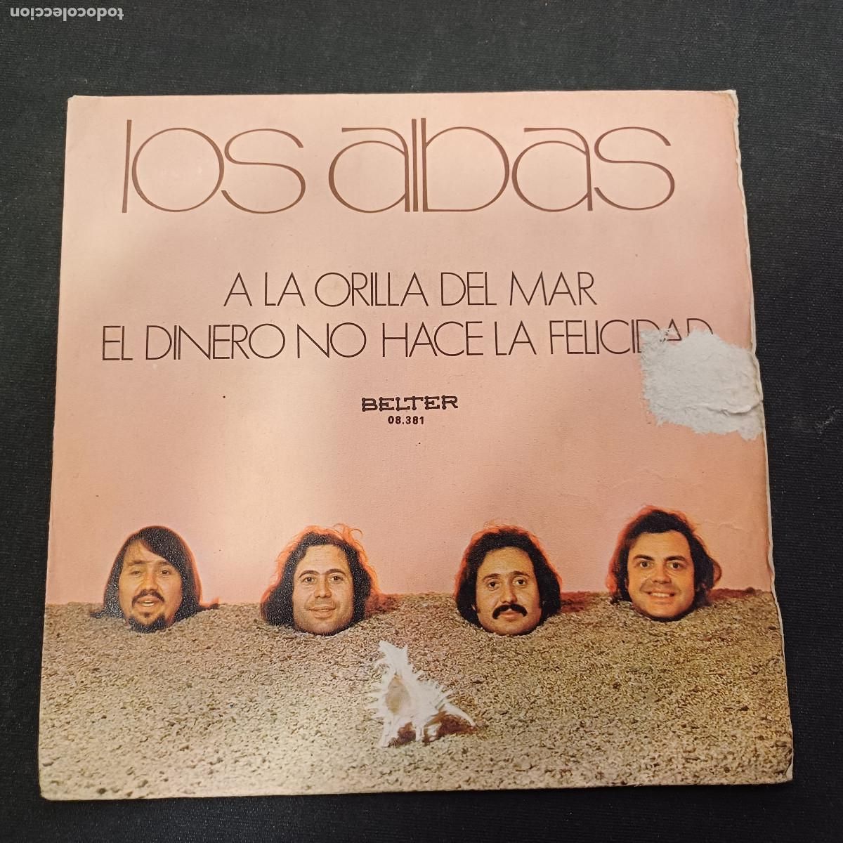 Discos de vinilo: LOS ALBAS/A LA ORILLA DEL MAR/SINGLE. - Foto 1
