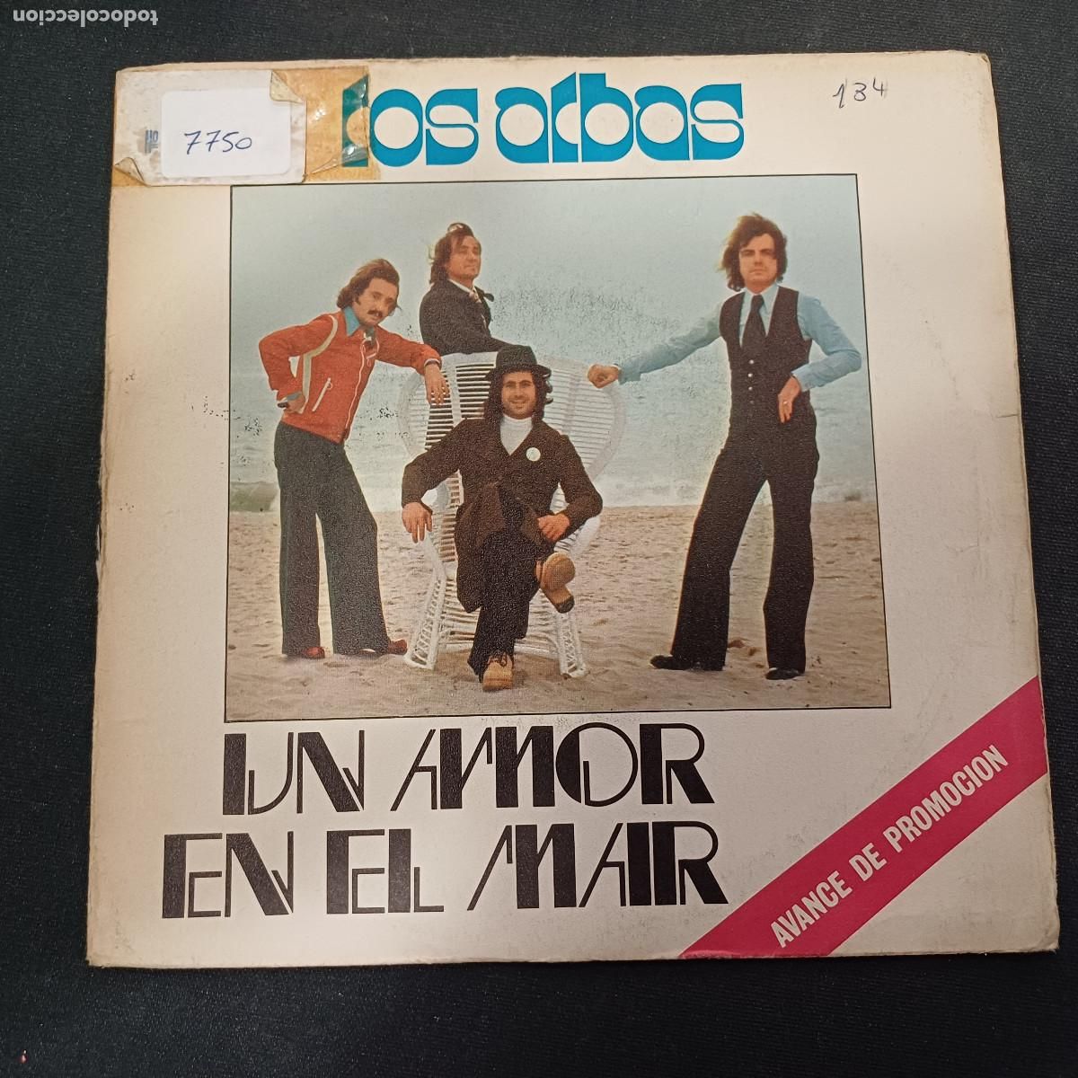 Discos de vinilo: LOS ALBAS/UN AMOR EN EL MAR/SINGLE AVANCE PROMOCIONAL.