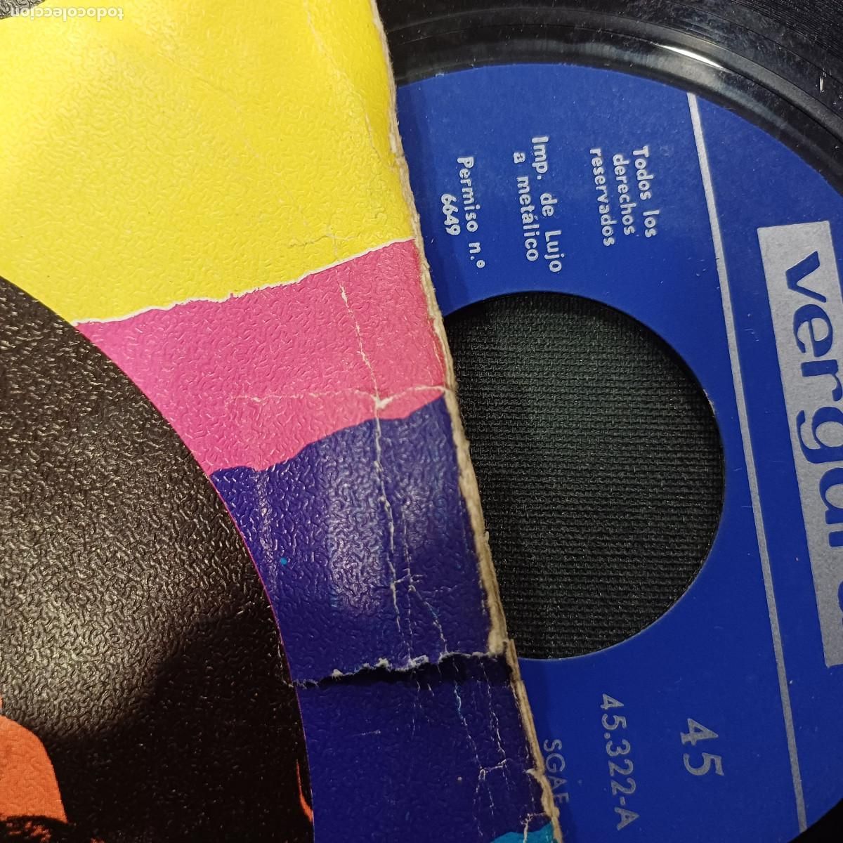 Discos de vinilo: LOS ALBAS/NI&Ntilde;A/SINGLE. - Foto 2