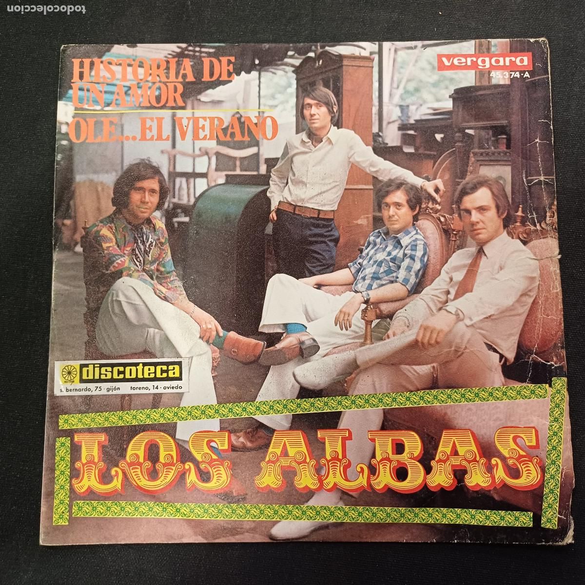 Discos de vinilo: LOS ALBAS/OLE....EL VERANO/SINGLE. - Foto 1