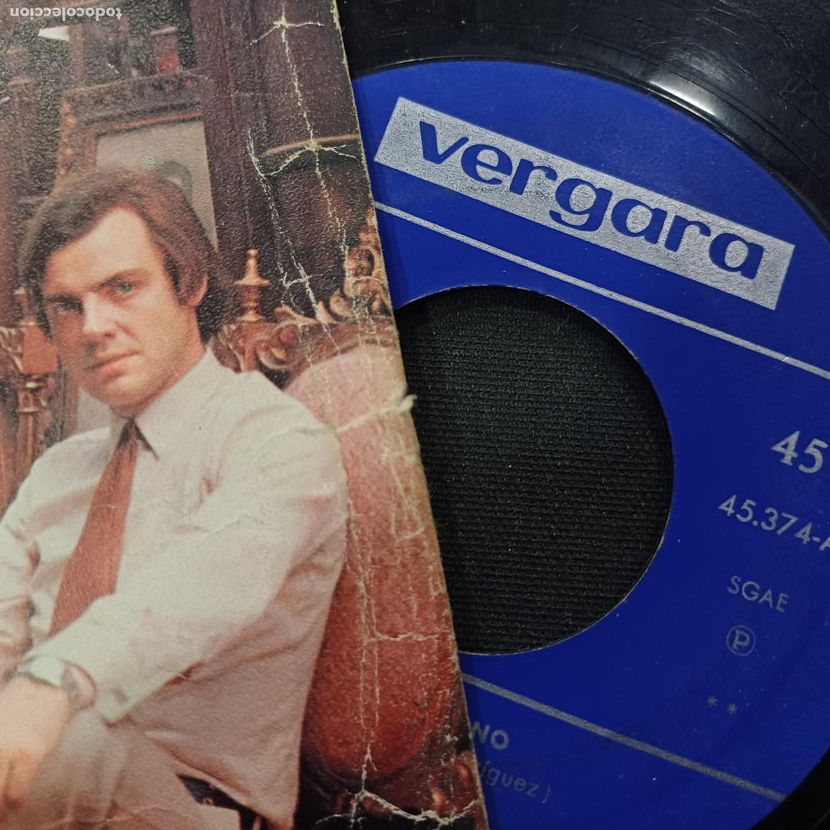 Discos de vinilo: LOS ALBAS/OLE....EL VERANO/SINGLE. - Foto 2