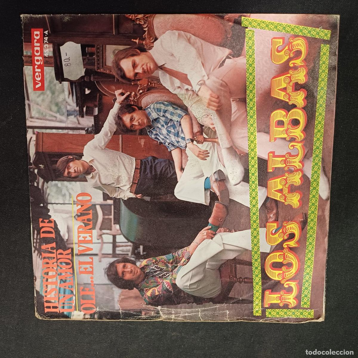 Discos de vinilo: LOS ALBAS/OLE....EL VERANO/SINGLE. - Foto 3