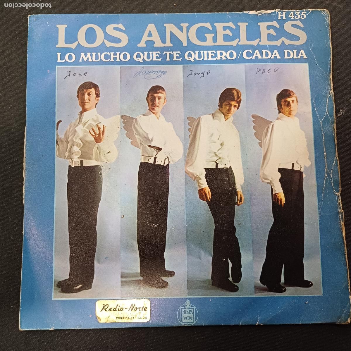 Discos de vinilo: LOS ANGELES/LO MUCHO QUE TE QUIERO/SINGLE.