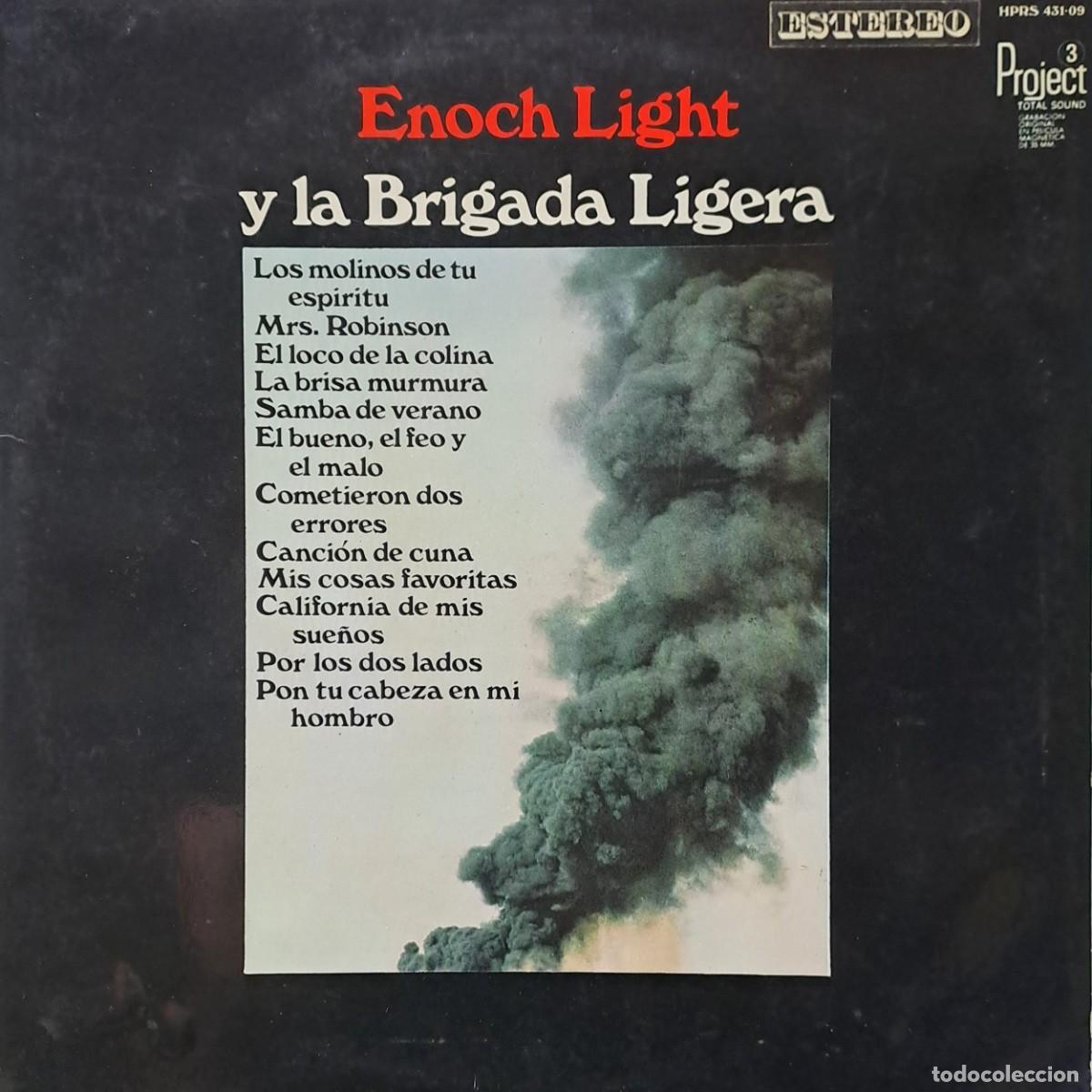 Discos de vinilo: LPs ENOCH LIGHT Y LA BRIGADA LIGERA. LOS MOLINOS DE TU ESPIRITU, Mrs. ROBINSON..... LP-GESP-304