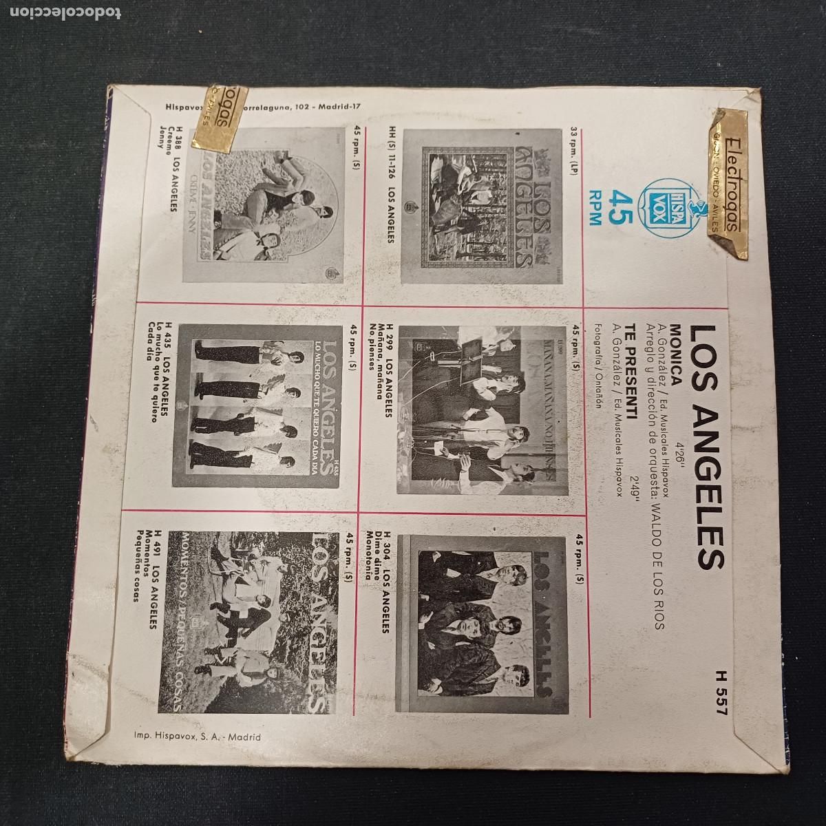 Discos de vinilo: LOS ANGELES/MONICA/SINGLE. - Foto 3