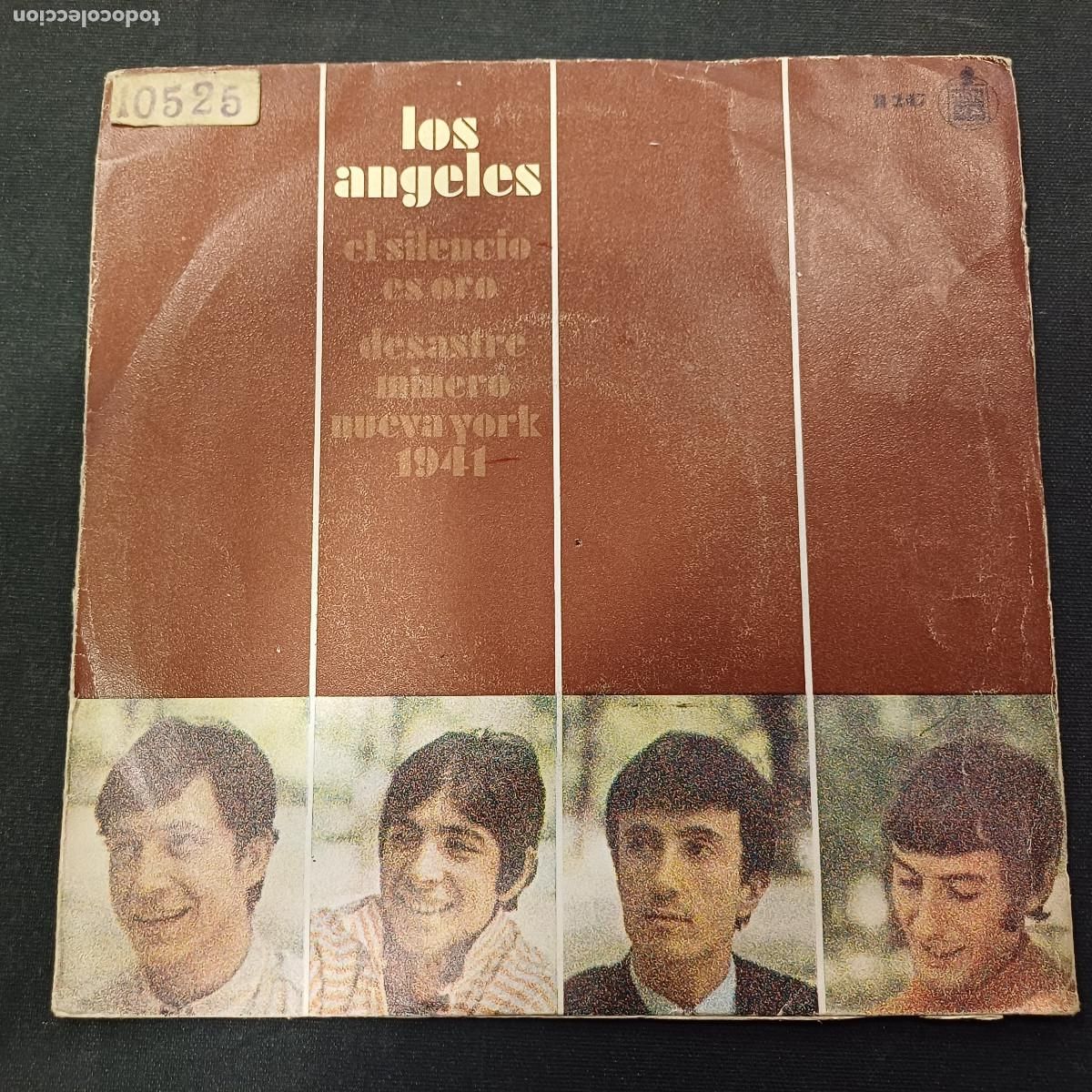 Discos de vinilo: LOS ANGELES/EL SILENCIO ES ORO/SINGLE.