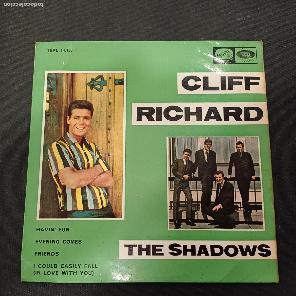 Discos de vinilo: CLIFF RICHARD THE SHADOWS/HAVIN FUN/SINGLE. - Foto 1