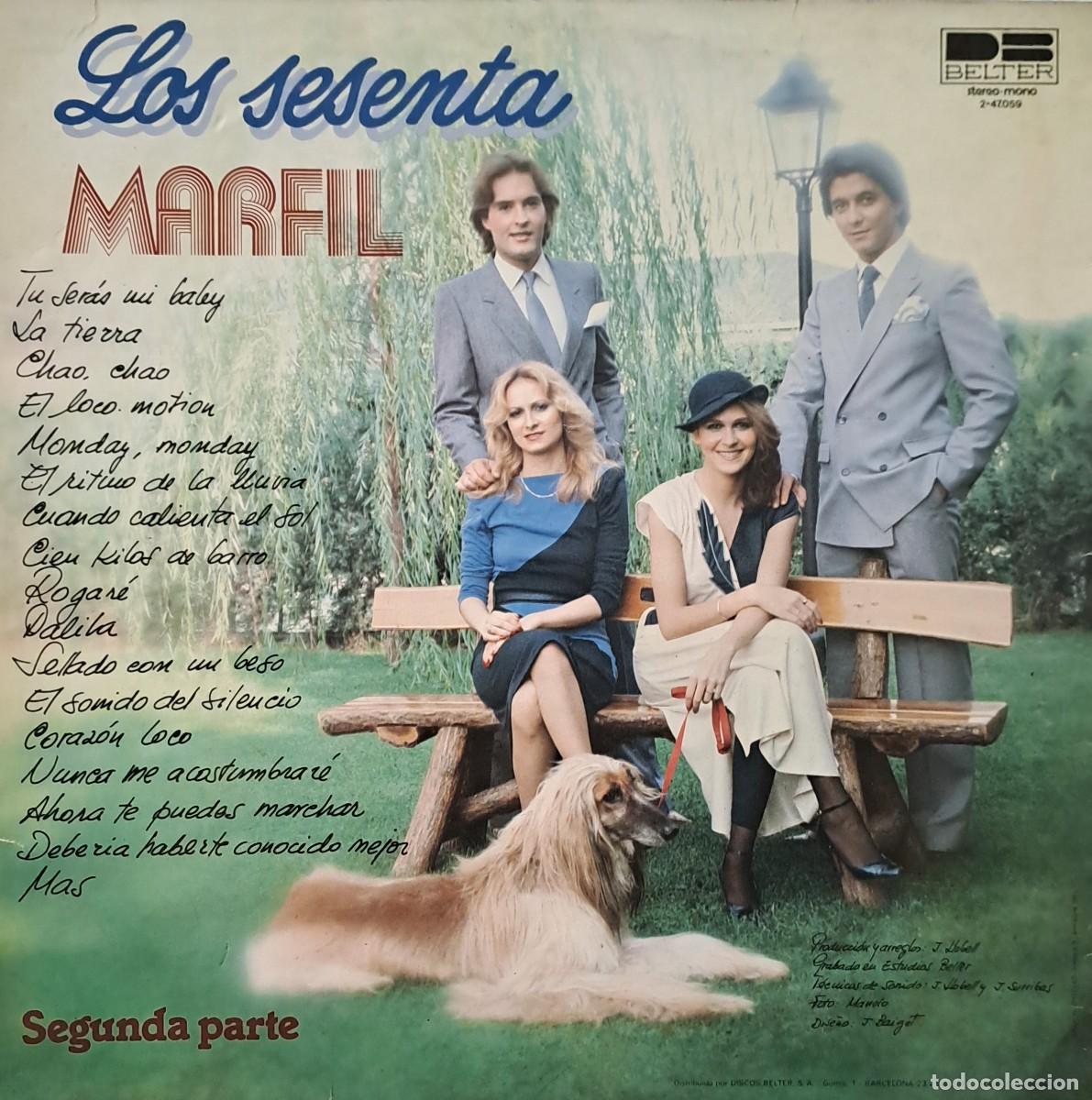 Discos de vinilo: LPs LOS SESENTA MARFIL. SAPORE DI SALE, VENECIA SIN TI, EL MUNDO..... LP-GESP-311 ,2