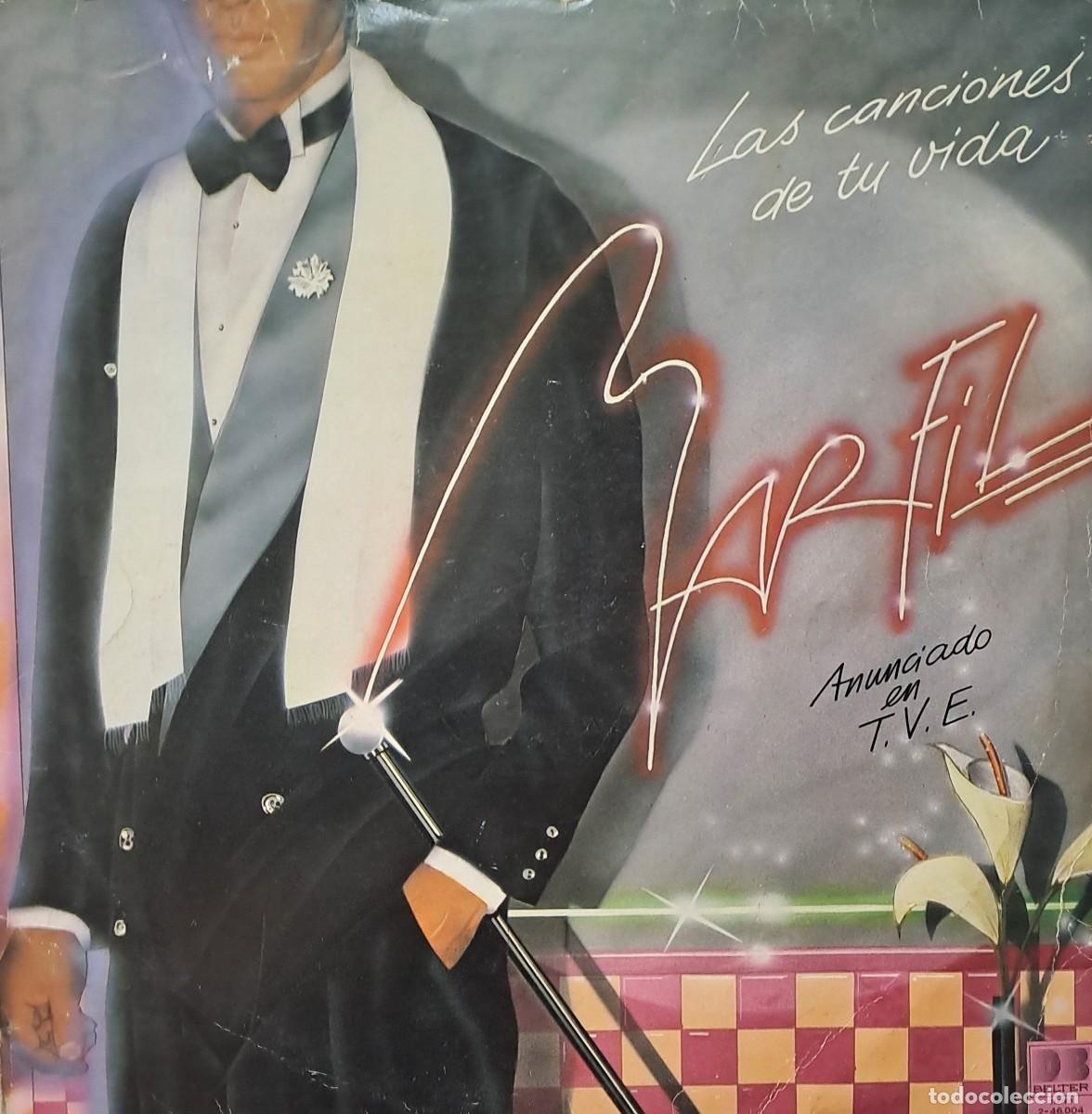 Discos de vinilo: LPs MARFIL, LAS CANCIONES DE TU VIDA. TU CABEZA EN MI HOMBRO, LA PRIMERA VEZ.... LP-GESP-312