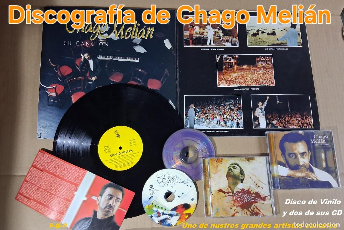 Discos de vinilo: Chago Meli&aacute;n Lote de su discograf&iacute;a LP and cd,s
