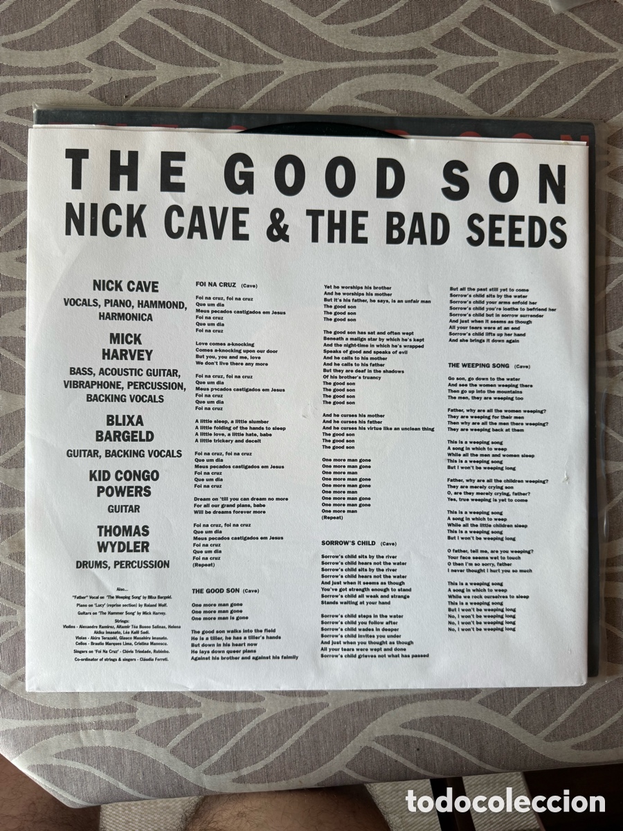 Discos de vinilo: Nick Cave & The Bad Seeds &rdquo;The Good Son&rdquo; LP+SG - Foto 4