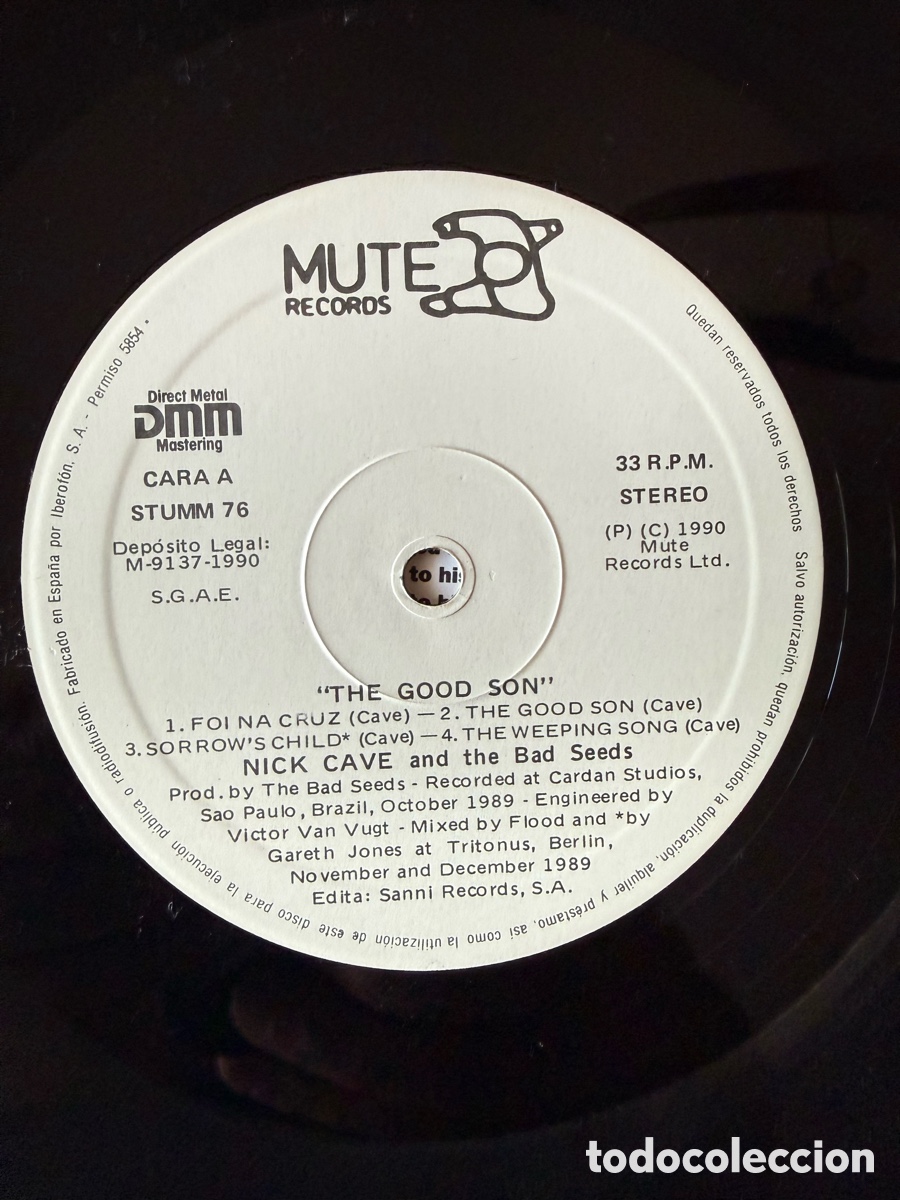 Discos de vinilo: Nick Cave & The Bad Seeds &rdquo;The Good Son&rdquo; LP+SG - Foto 5