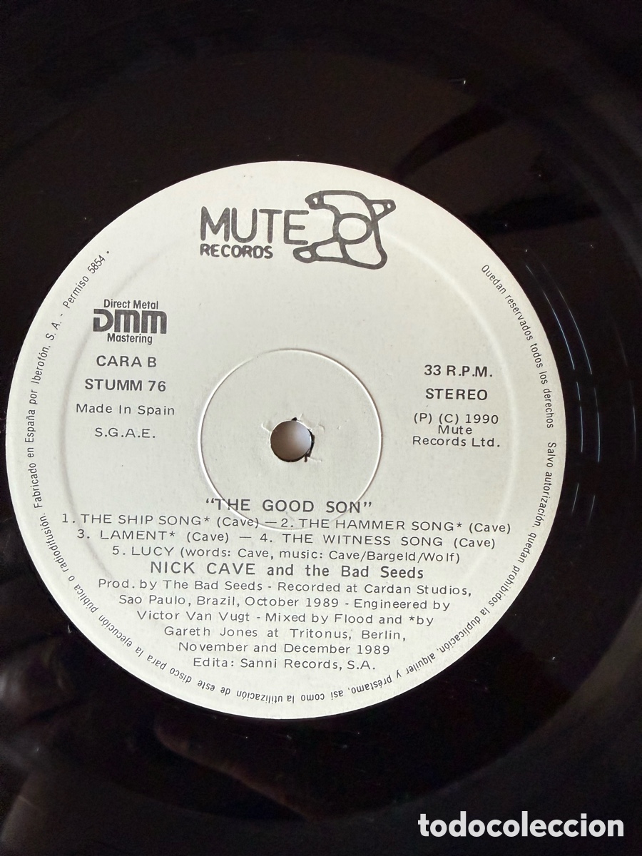 Discos de vinilo: Nick Cave & The Bad Seeds &rdquo;The Good Son&rdquo; LP+SG - Foto 6