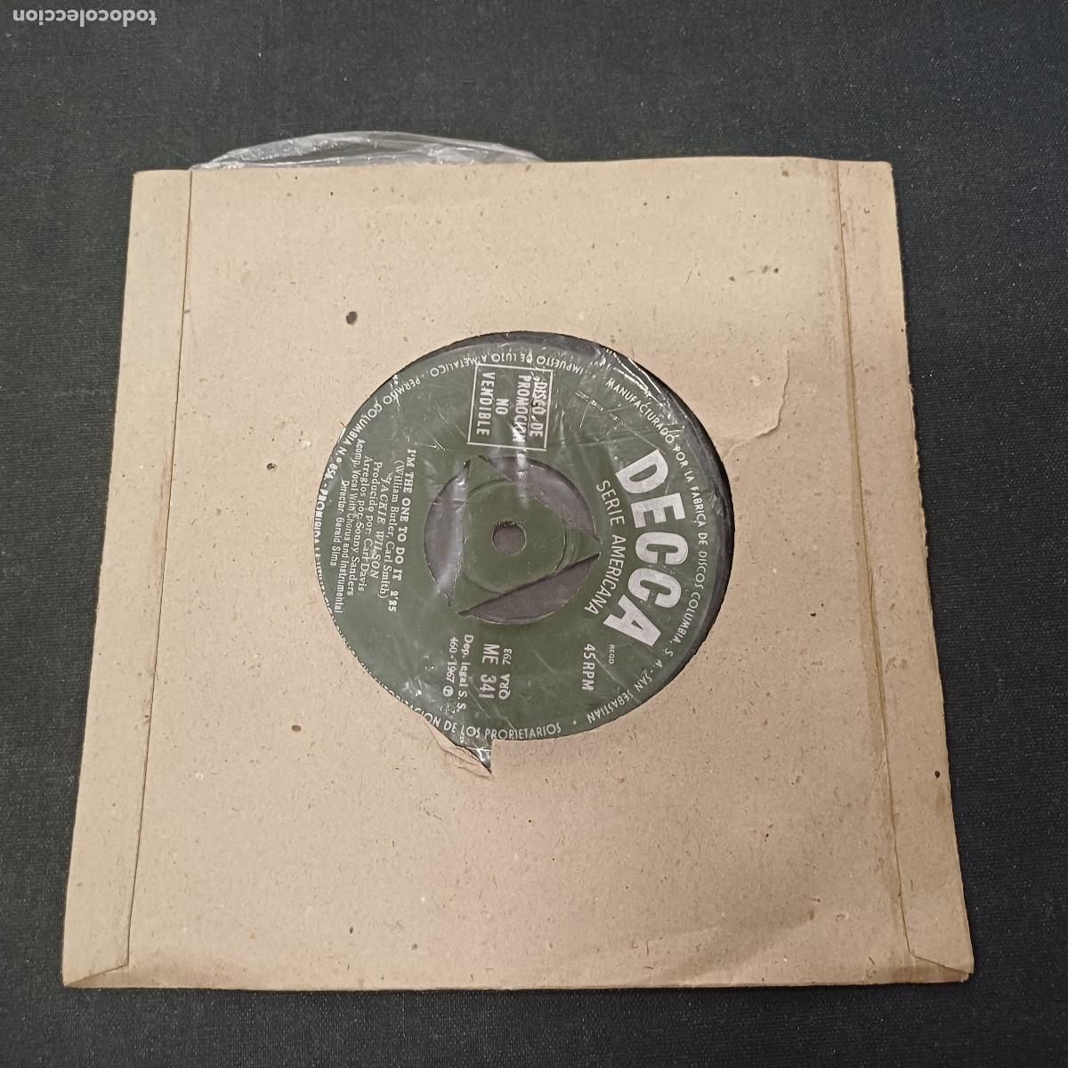 Discos de vinilo: JACKYE WILSON/YO NO TE HE PERDIDO/SINGLE PROMOCIONAL NO VENDIBLE.