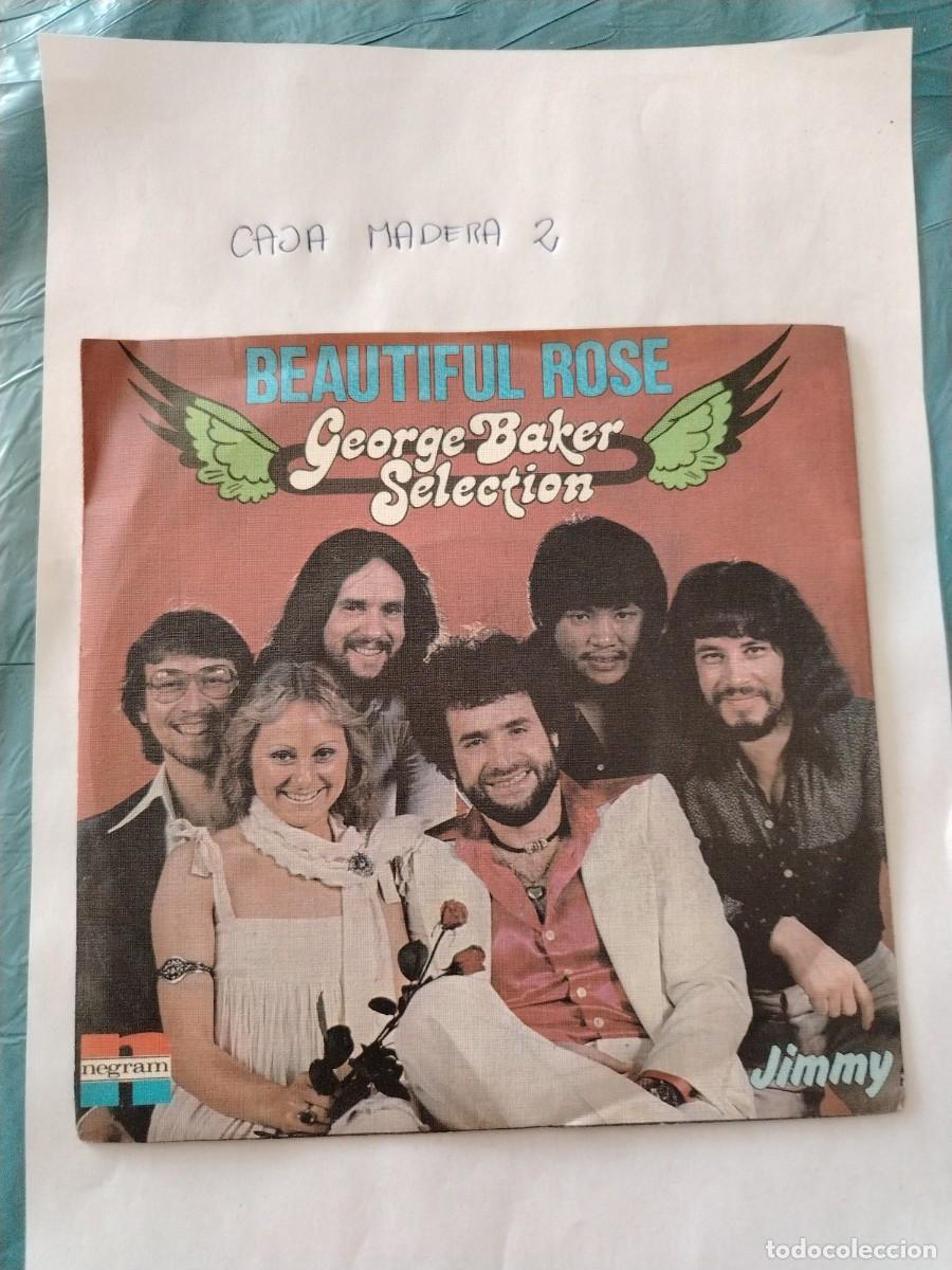 Discos de vinilo: Single vinilo beautiful rose, George baker selection, jimmy