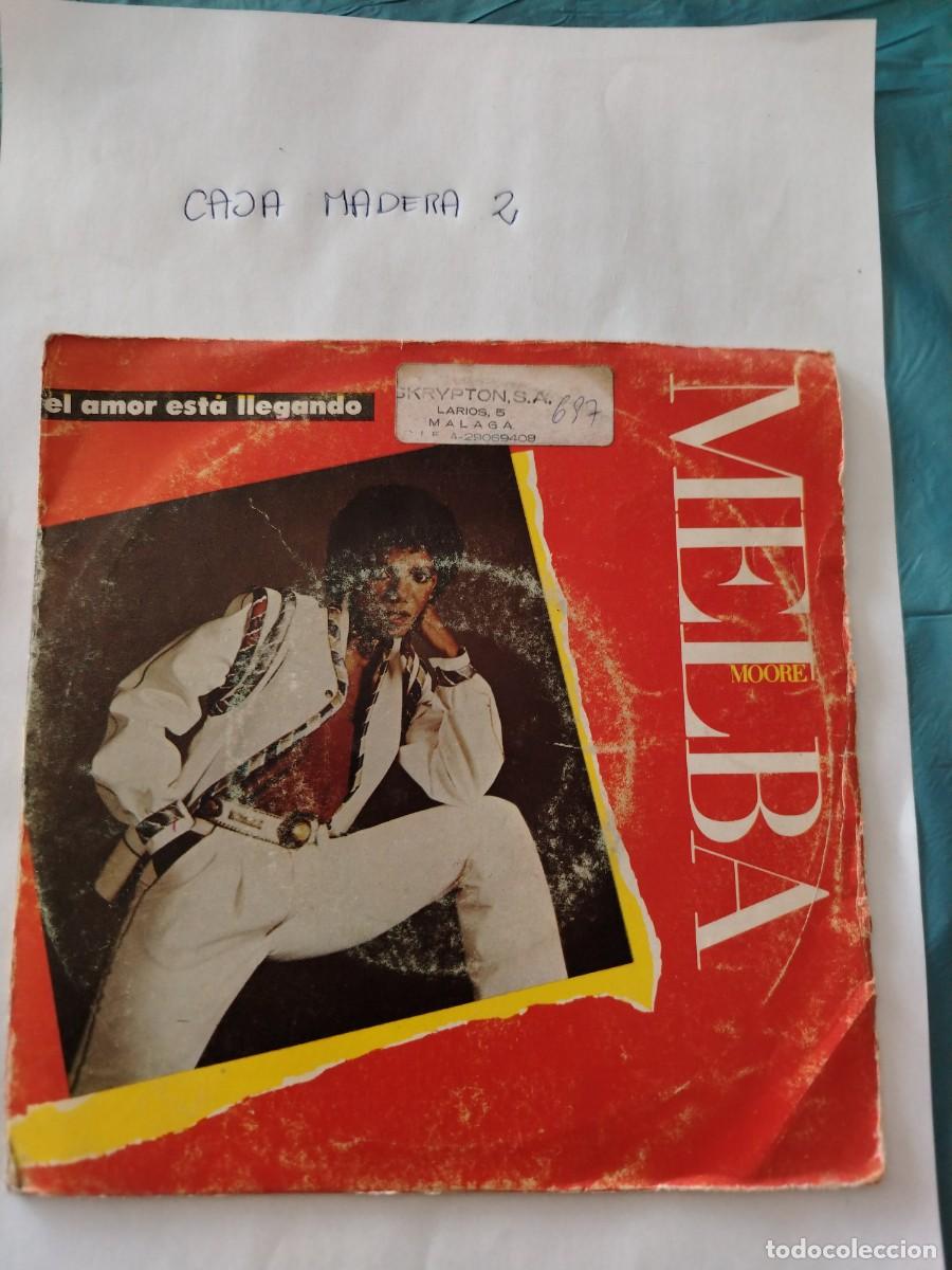 Discos de vinilo: Single vinilo melba Moore, el amor est&aacute; llegando - Foto 1