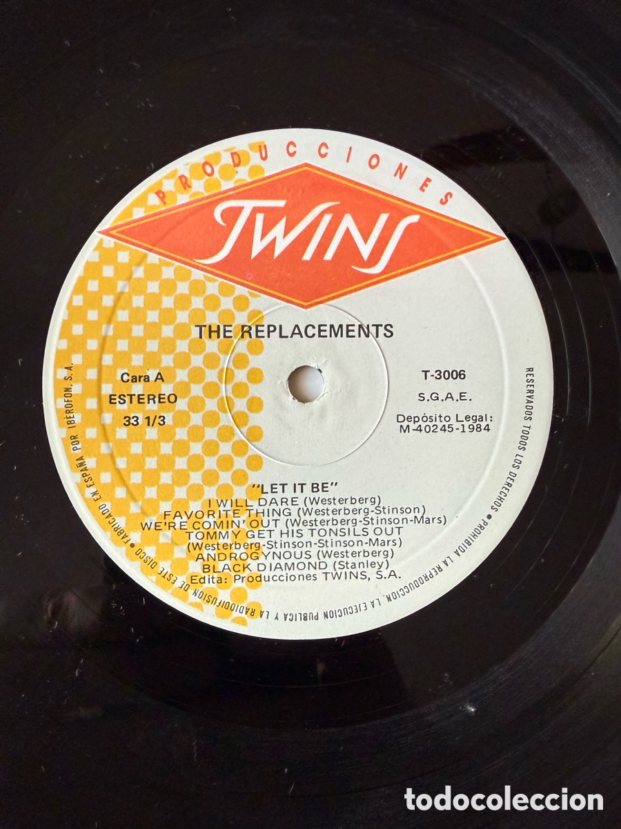 Discos de vinilo: The Replacements &ldquo;Let it be&rdquo; LP - Foto 3