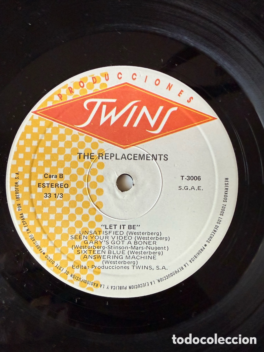 Discos de vinilo: The Replacements &ldquo;Let it be&rdquo; LP - Foto 4
