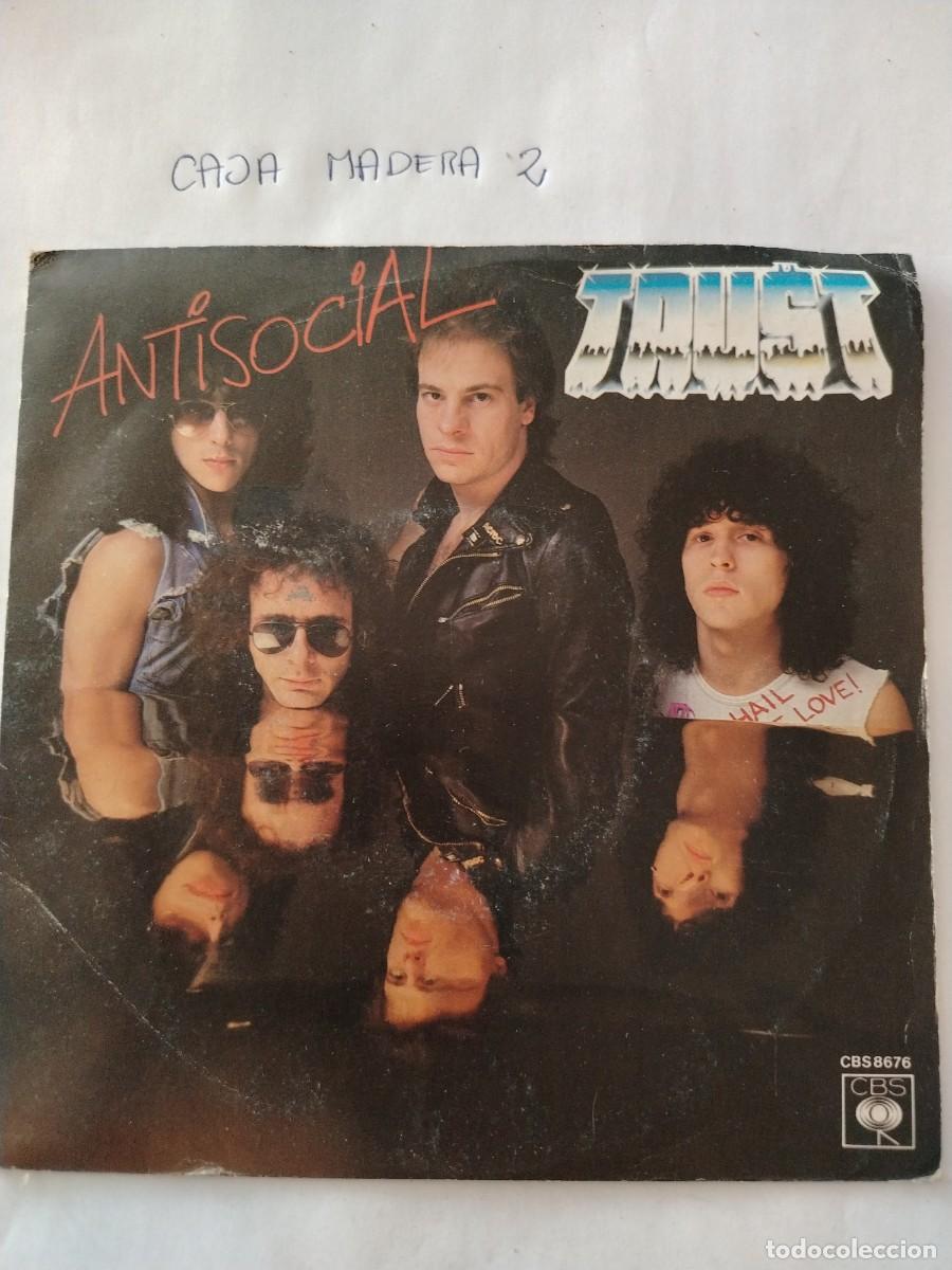 Discos de vinilo: Single vinilo antisocial trust