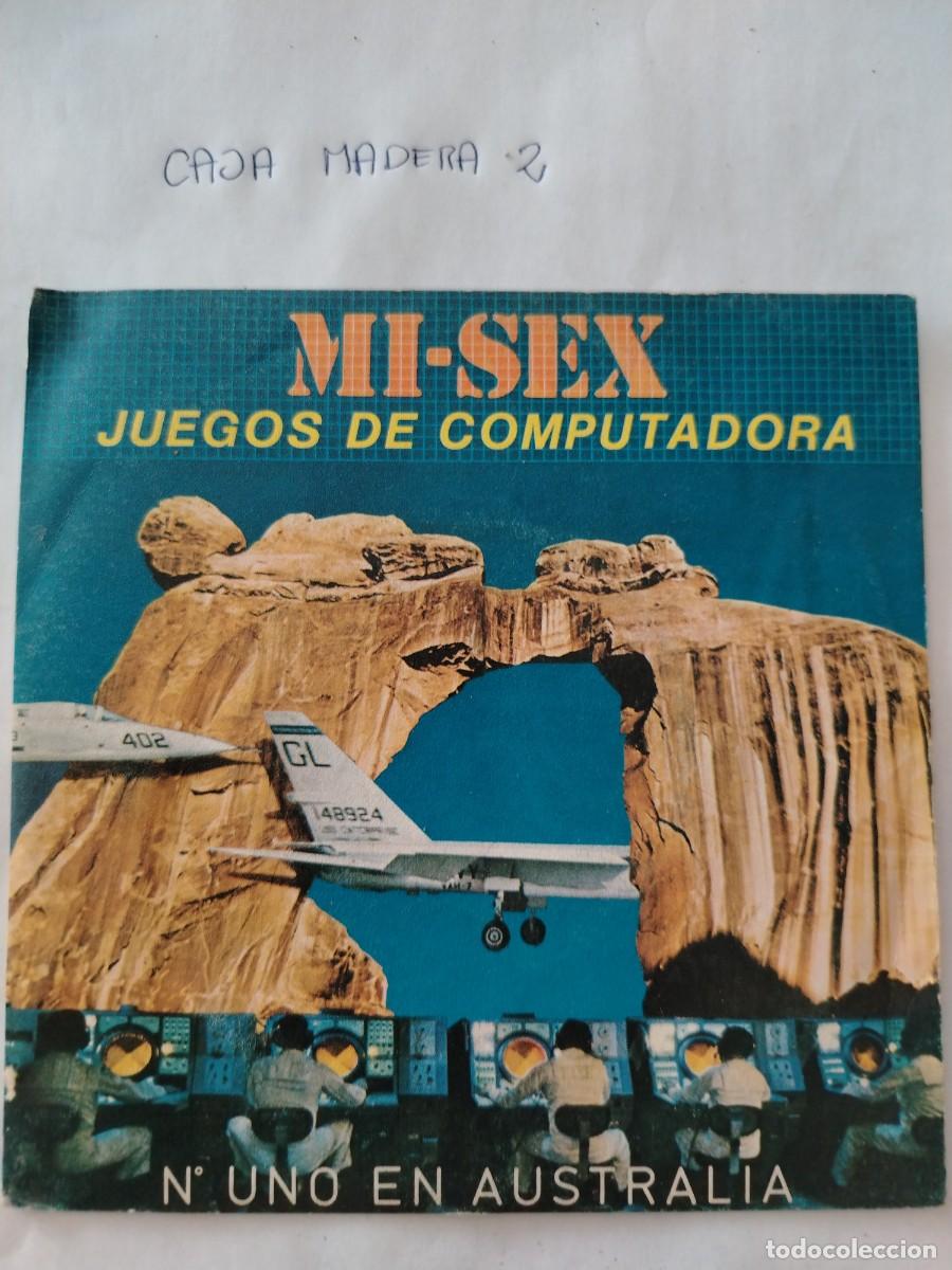 Discos de vinilo: Single vinilo mi sex, juegos de computadora, n&uacute;mero uno en australia