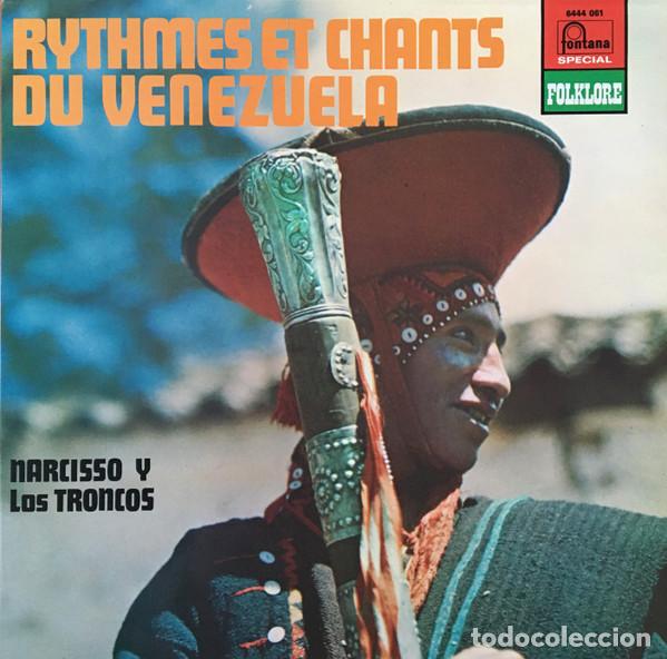 Discos de vinilo: LP NARCISSO y Los Troncos -Rythmes Et Chants Du Venezuela -Fontana 6444 06 -Edicion FRANCIA (EX/VG)
