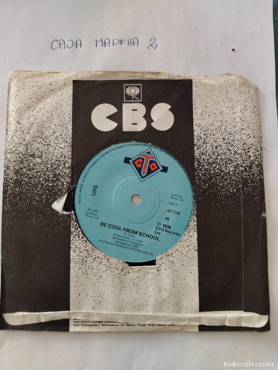 Discos de vinilo: Single vinilo be cool from school, lips