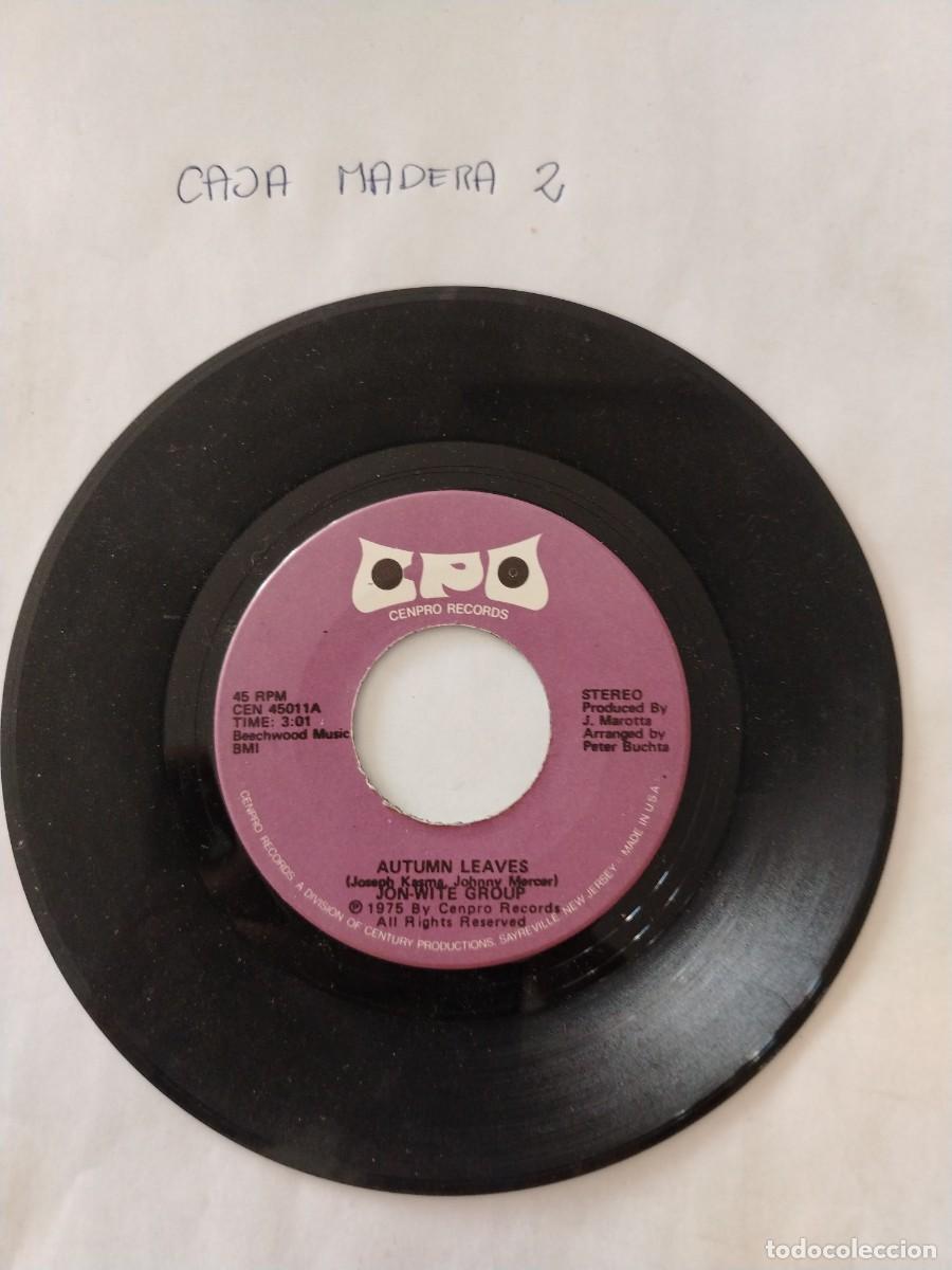 Discos de vinilo: Single vinilo sin caratula autumn leaves