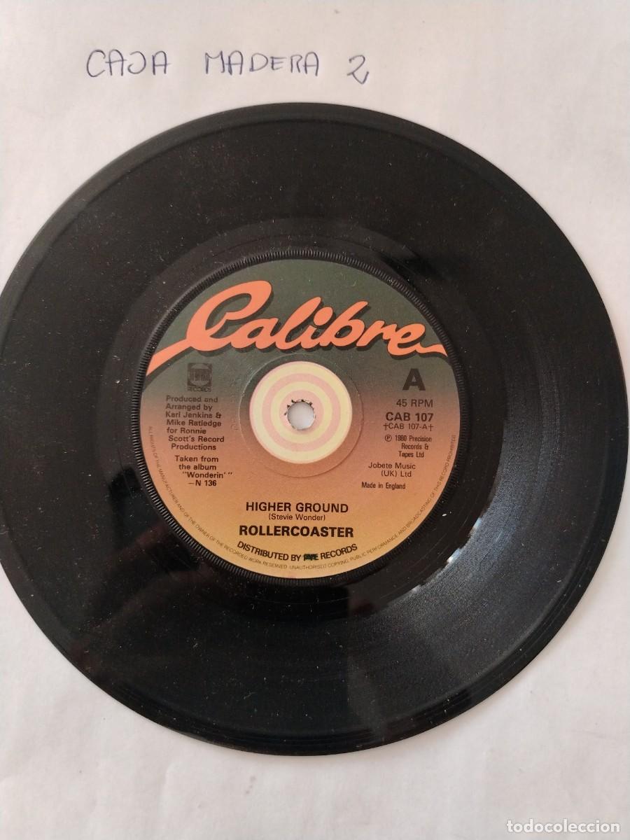 Discos de vinilo: Single vinilo sin caratula higher ground Stevie Wonder, rollercoaster